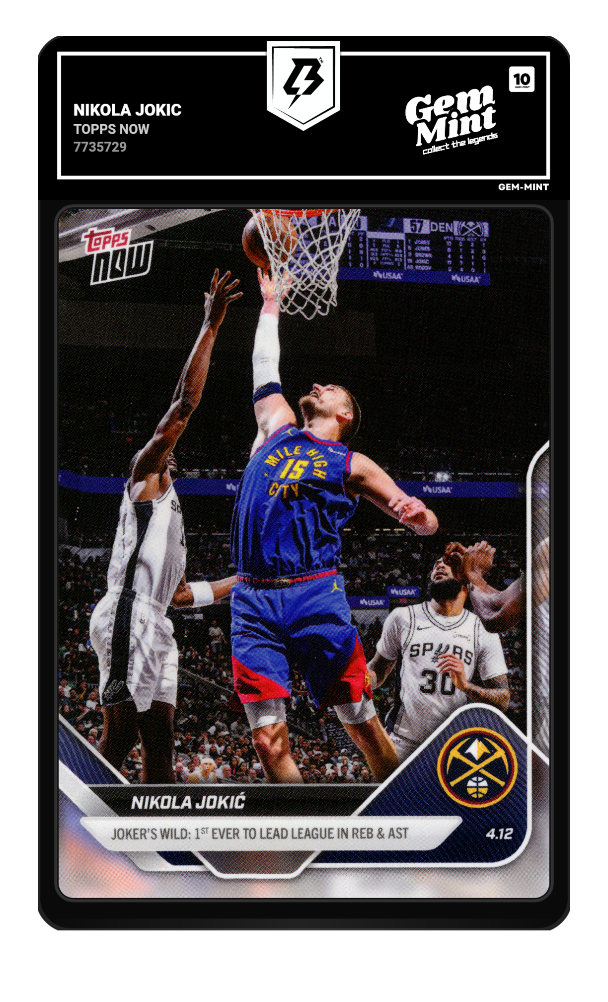 Nikola Jokic graded 10