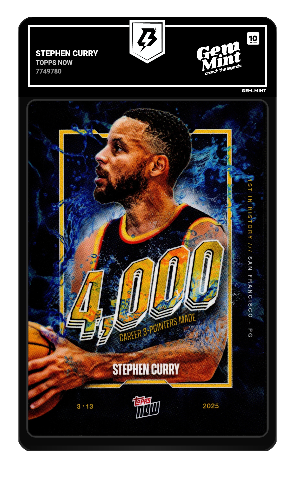 Stephen Curry graded 10