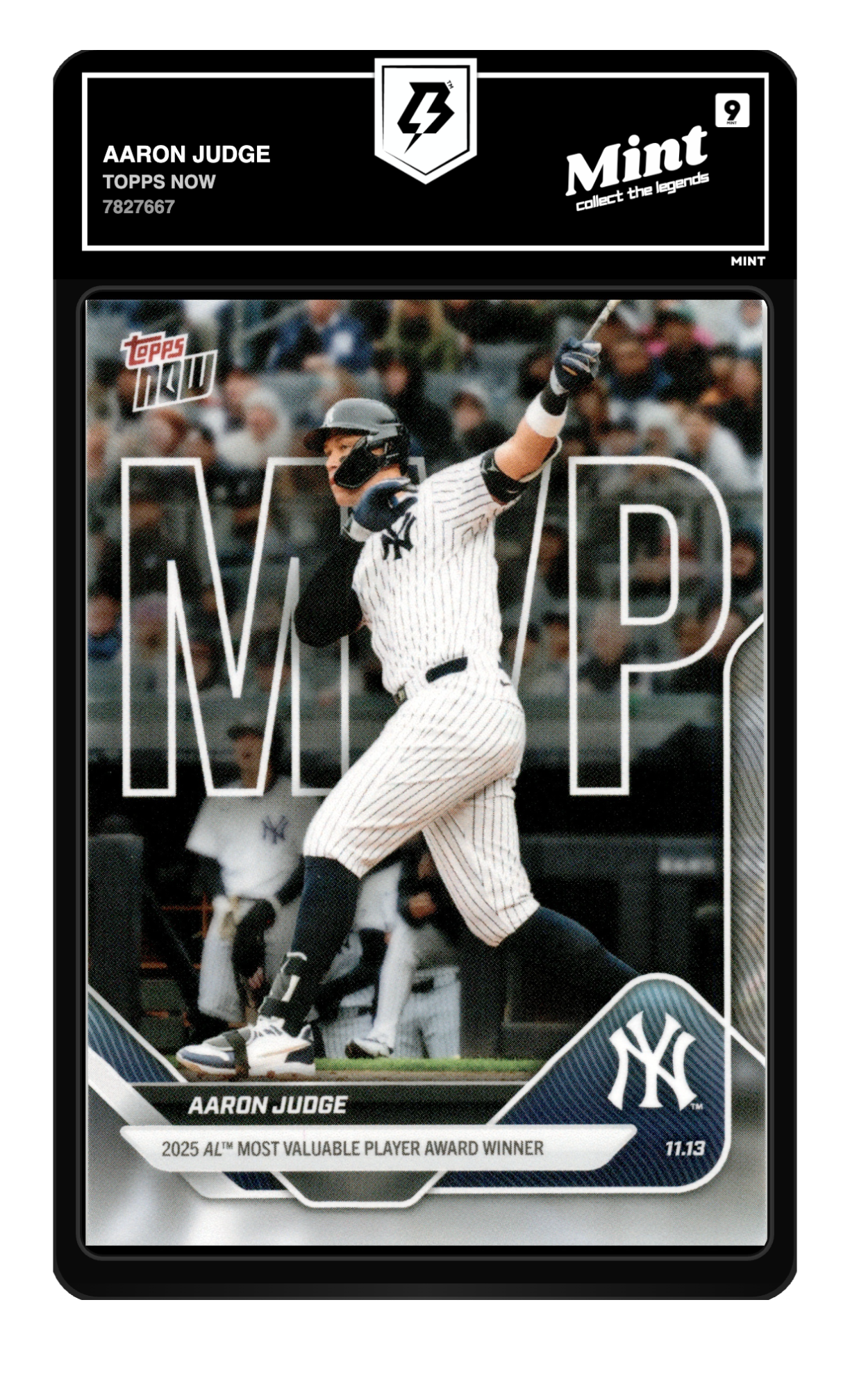 Aaron Judge graded 9