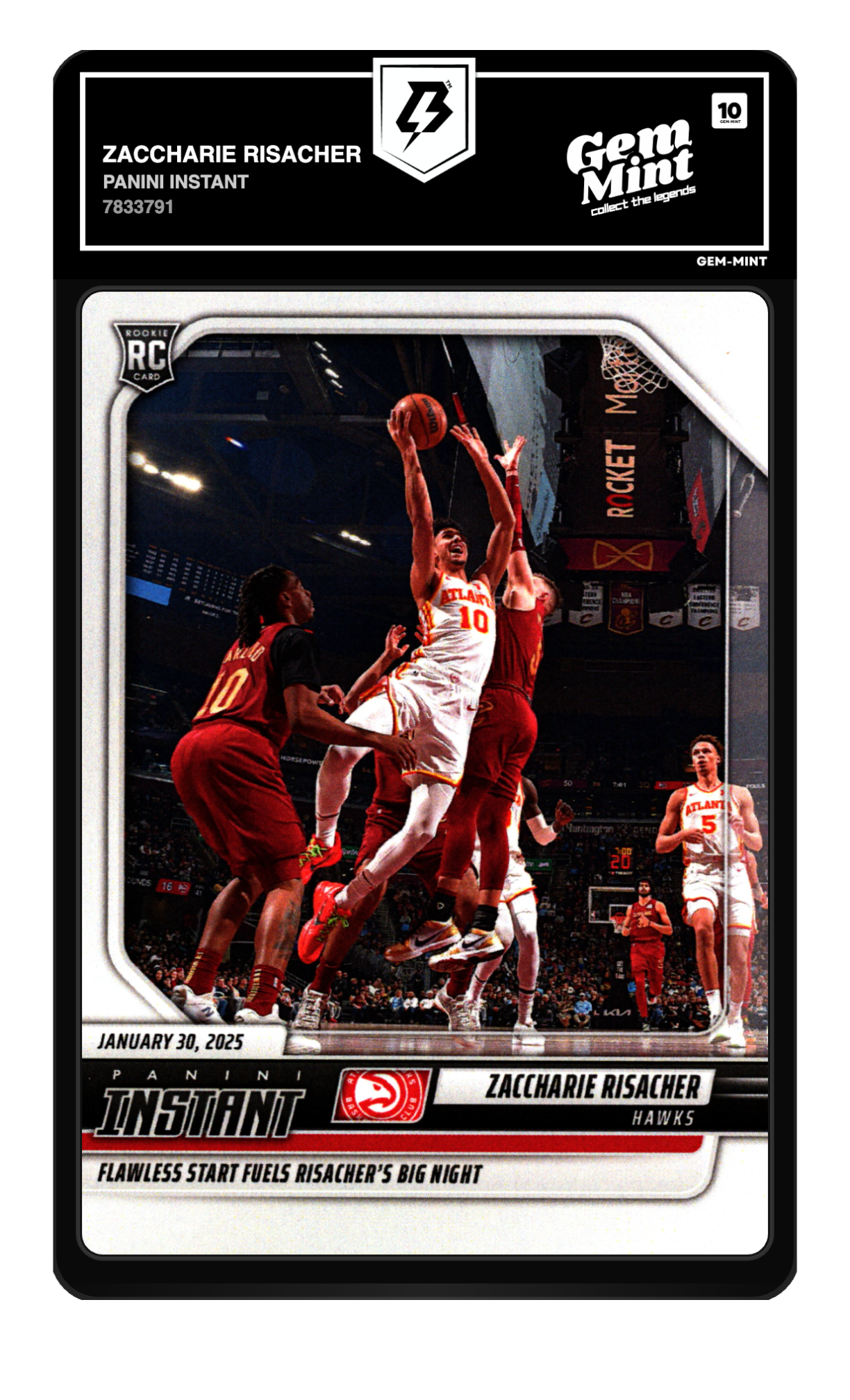 Zaccharie Risacher graded 10