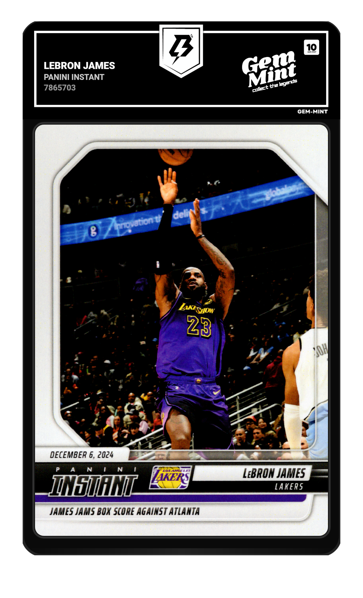 LeBron James graded 10