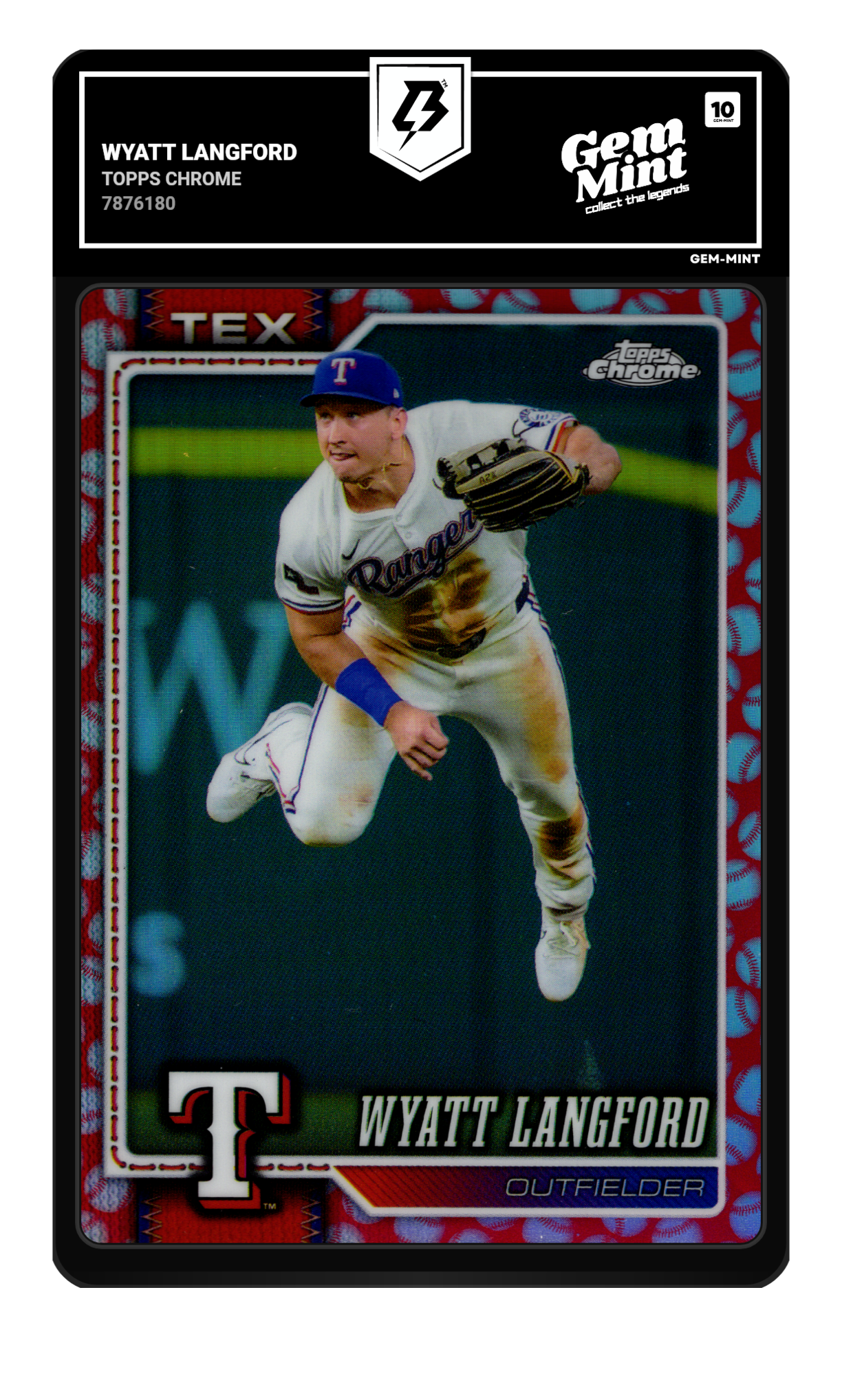 Wyatt Langford graded 10