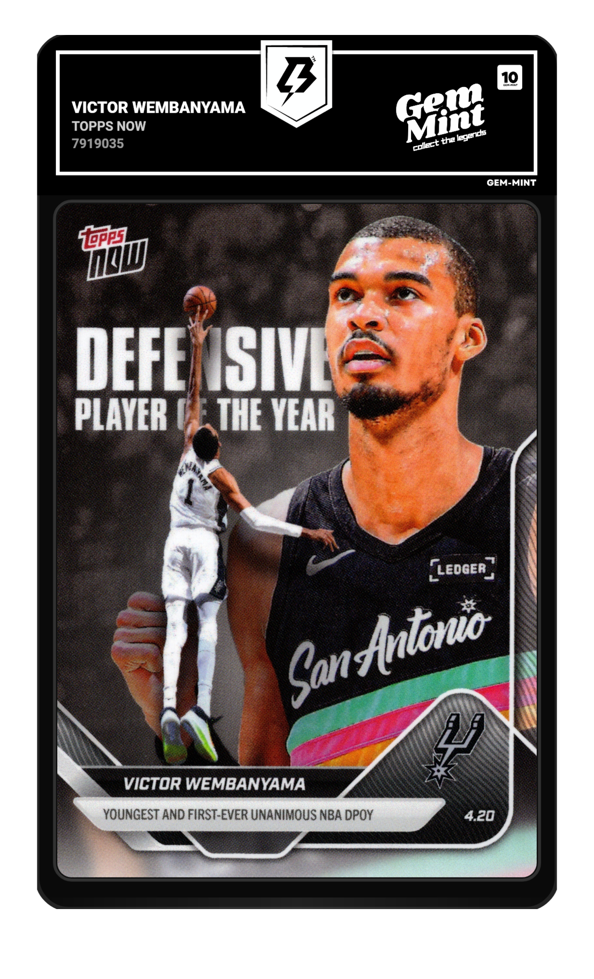 Victor Wembanyama graded 10