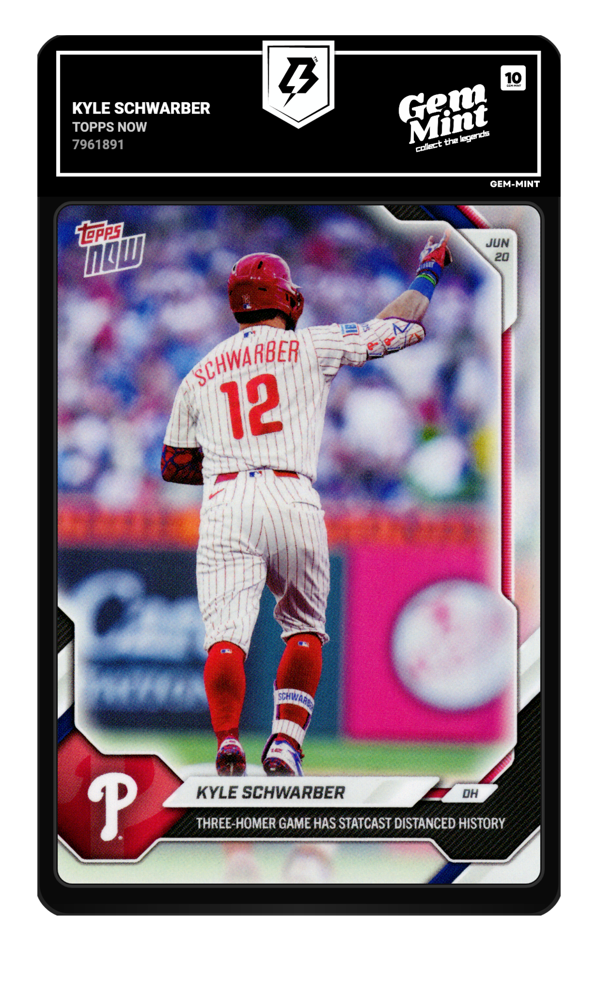 Kyle Schwarber graded 10