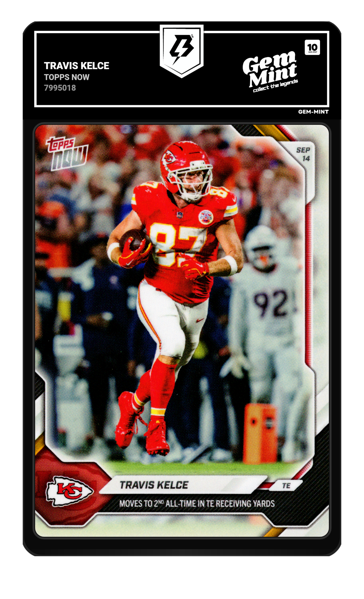 Travis Kelce graded 10