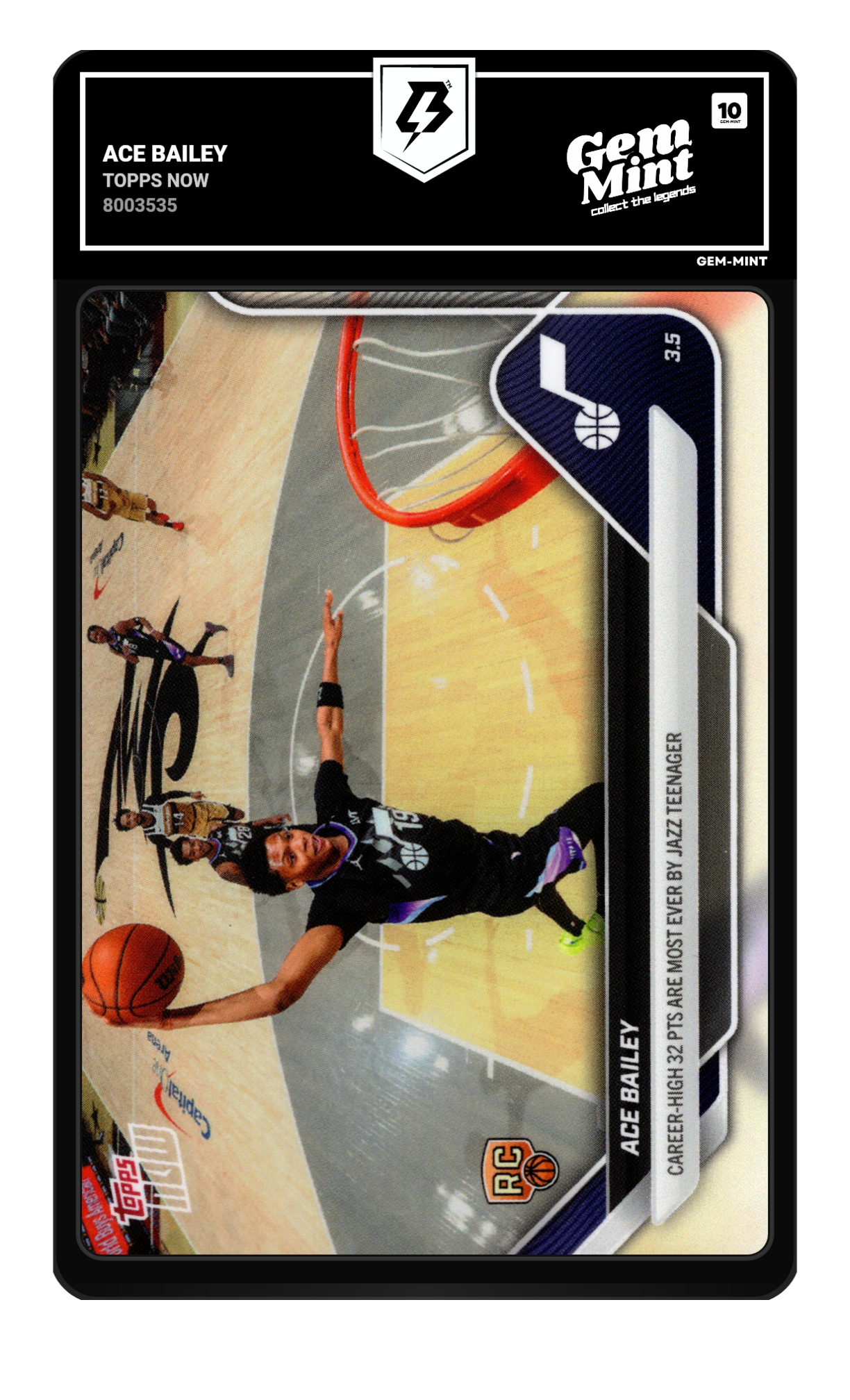 Ace Bailey graded 10