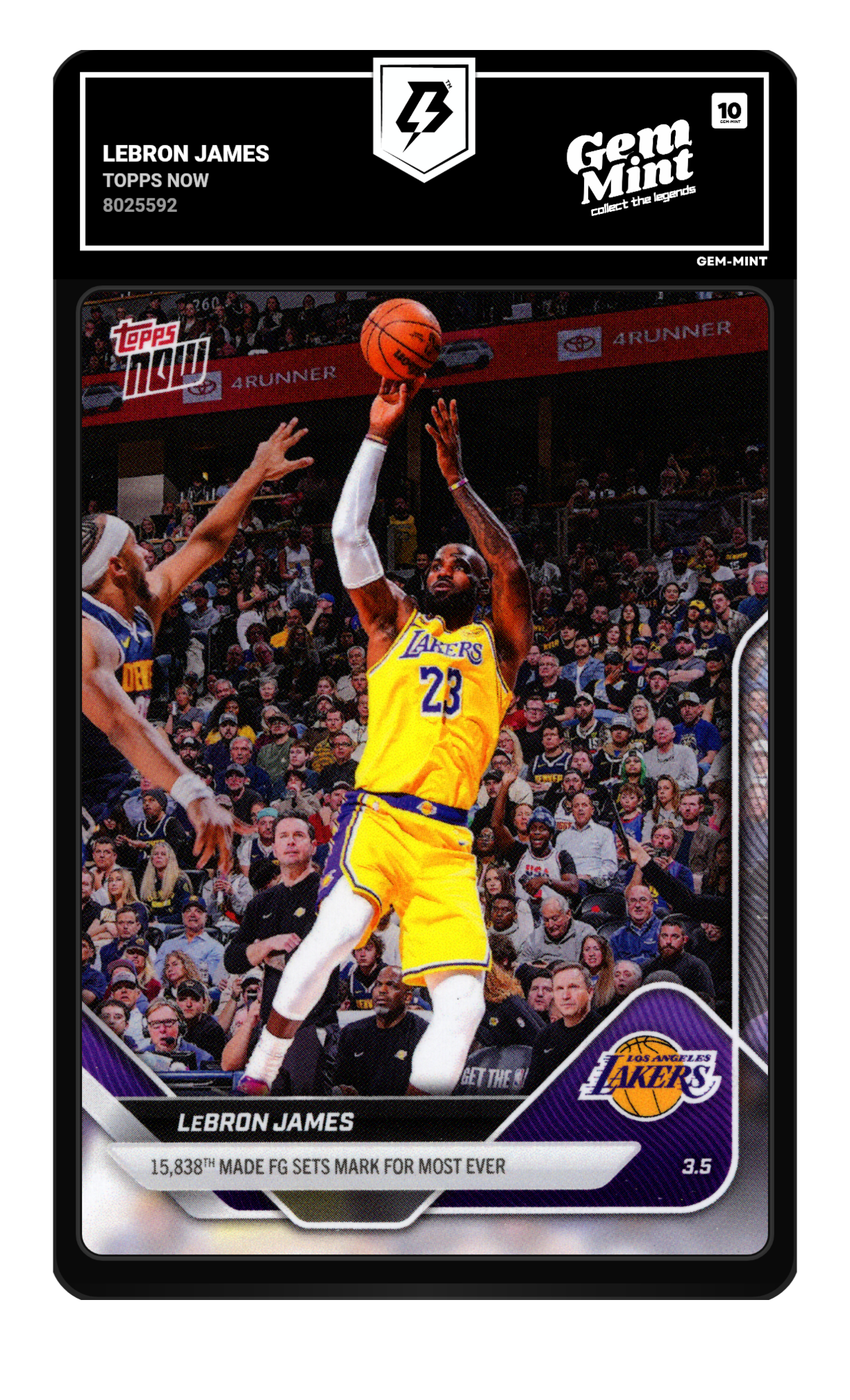 Lebron James graded 10