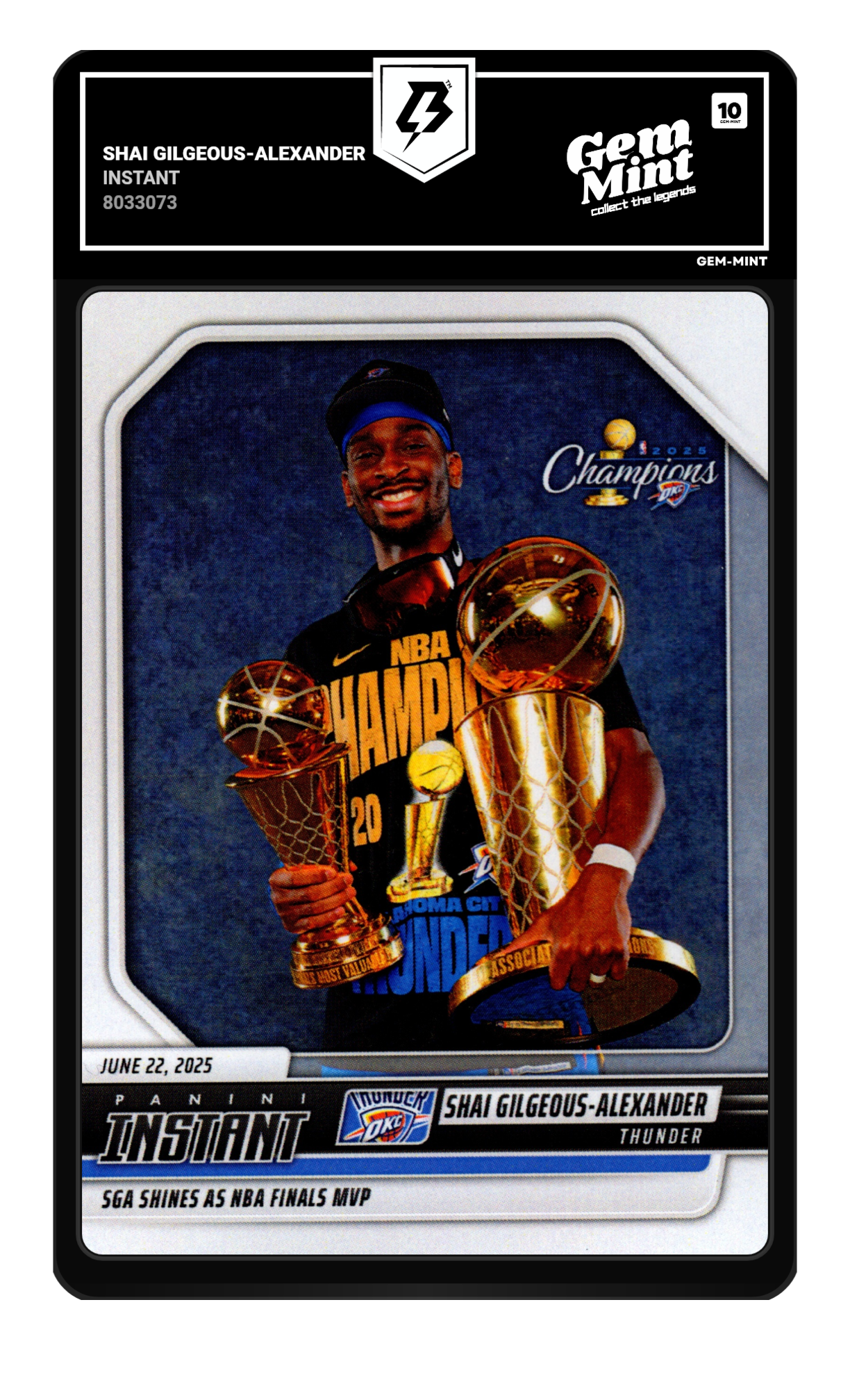 Shai Gilgeous-Alexander graded 10