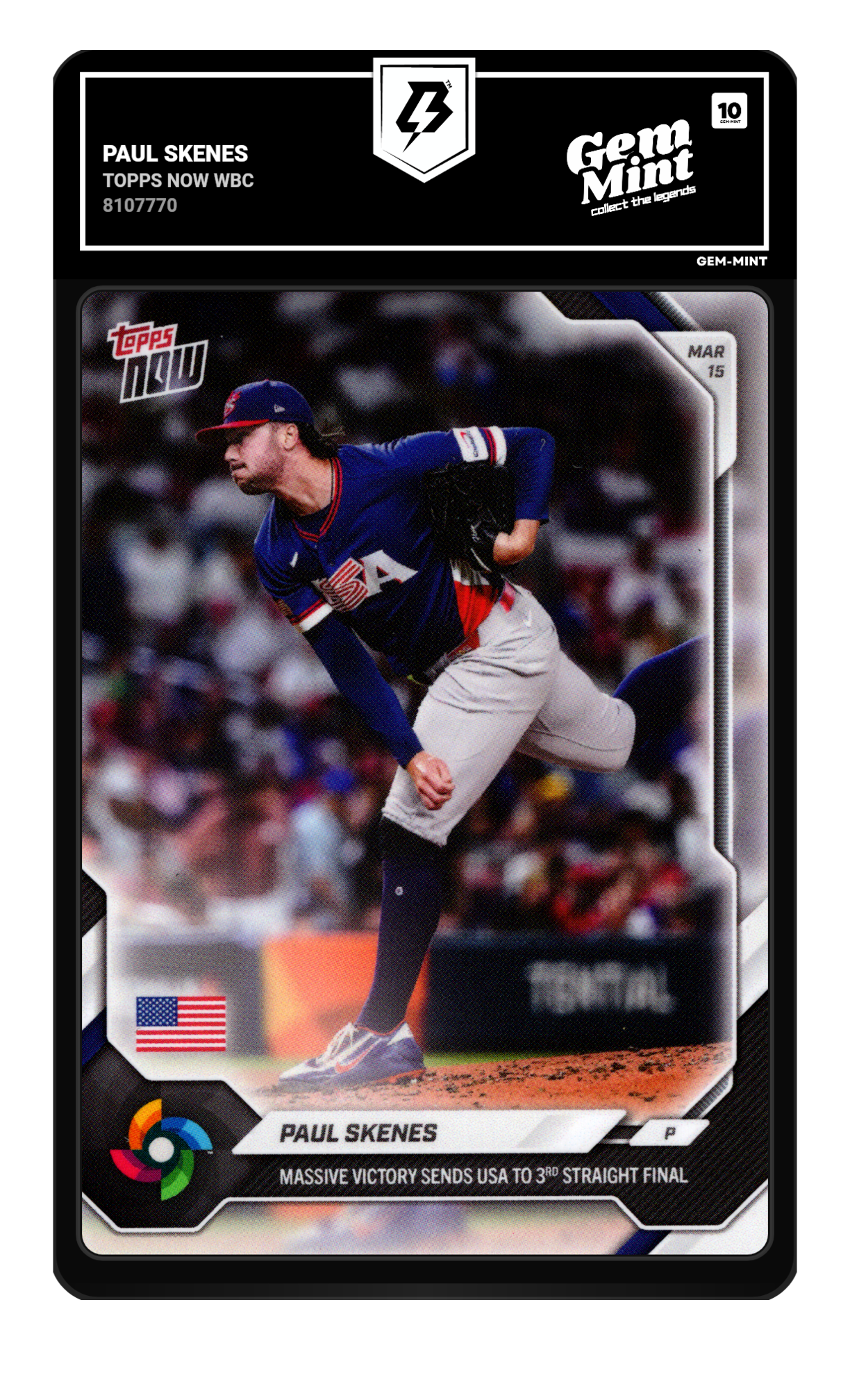 Paul Skenes graded 10