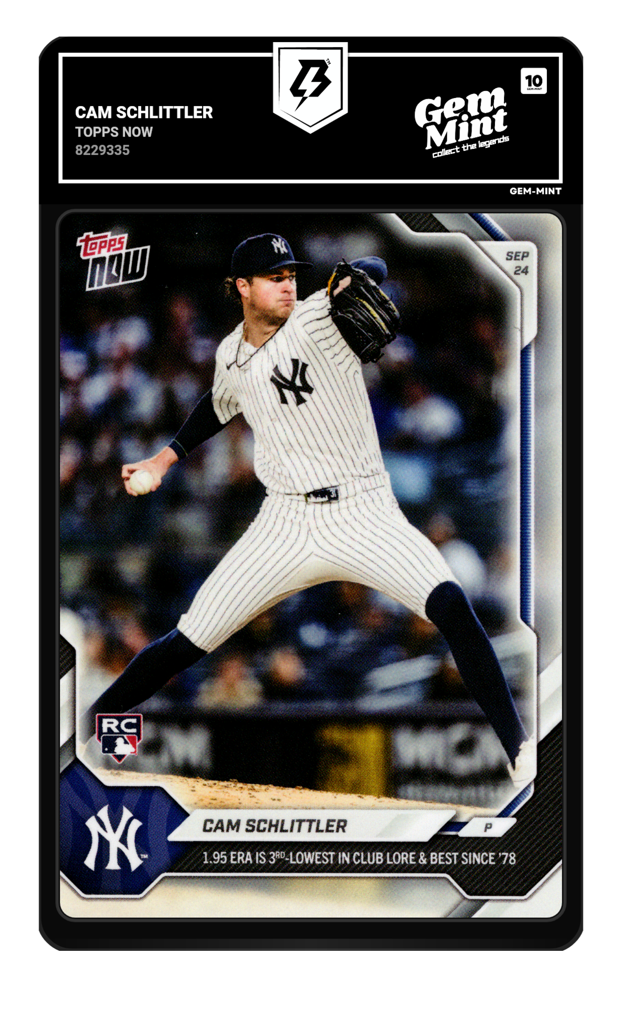 Cam Schlittler graded 10
