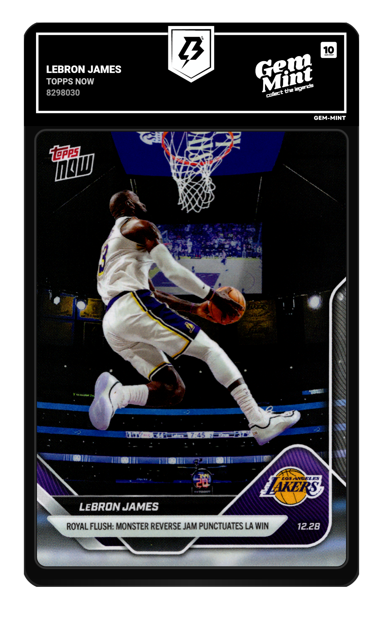 LeBron James graded 10