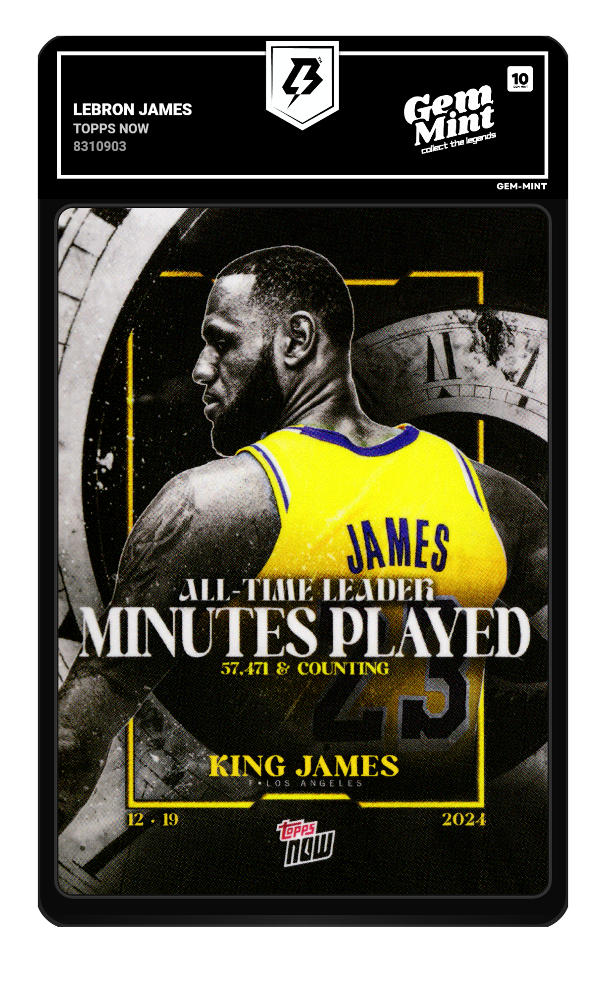 LeBron James graded 10