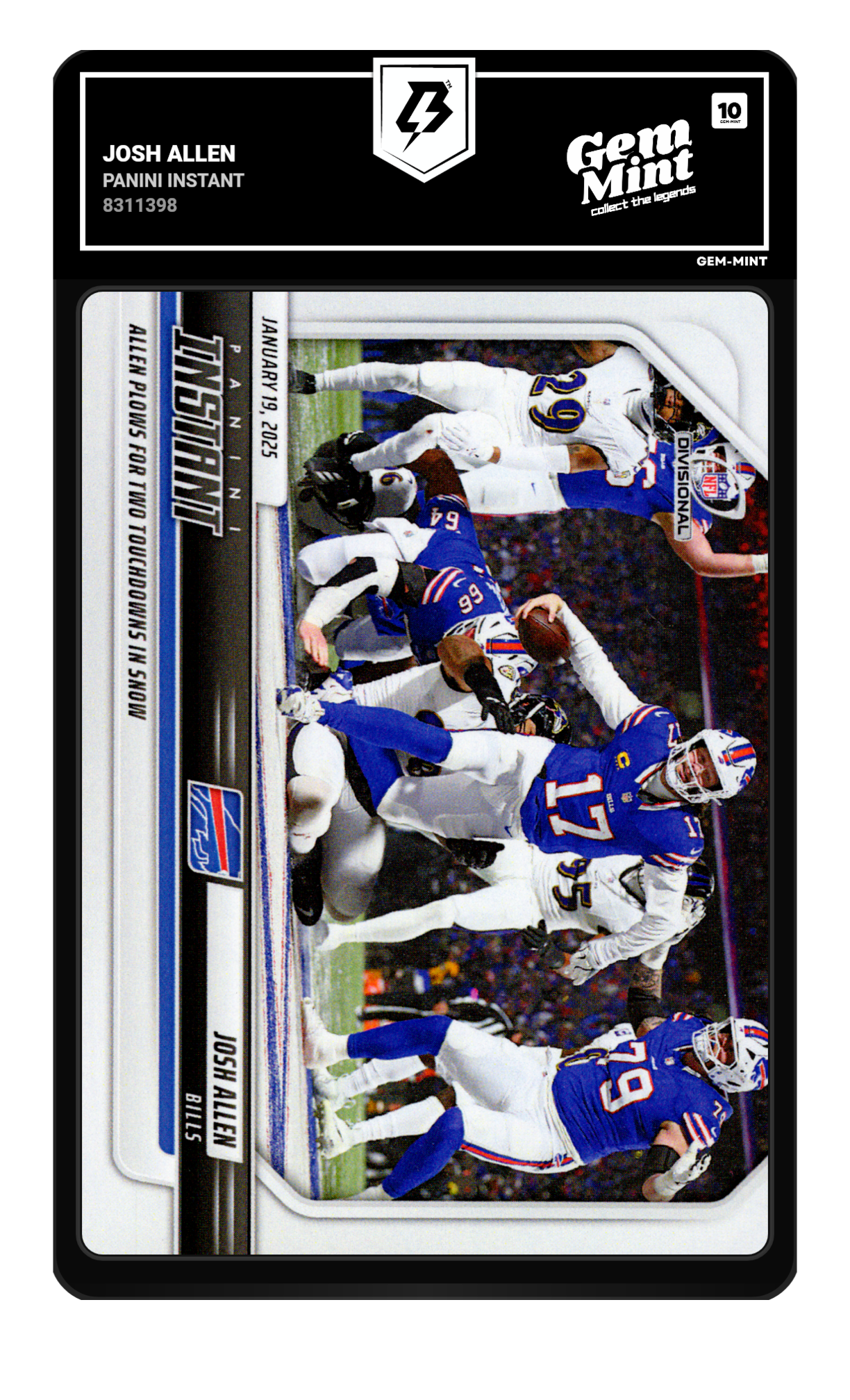Josh Allen graded 10