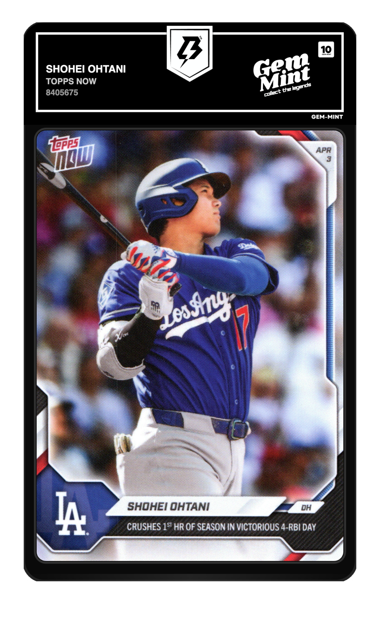 Shohei Ohtani graded 10