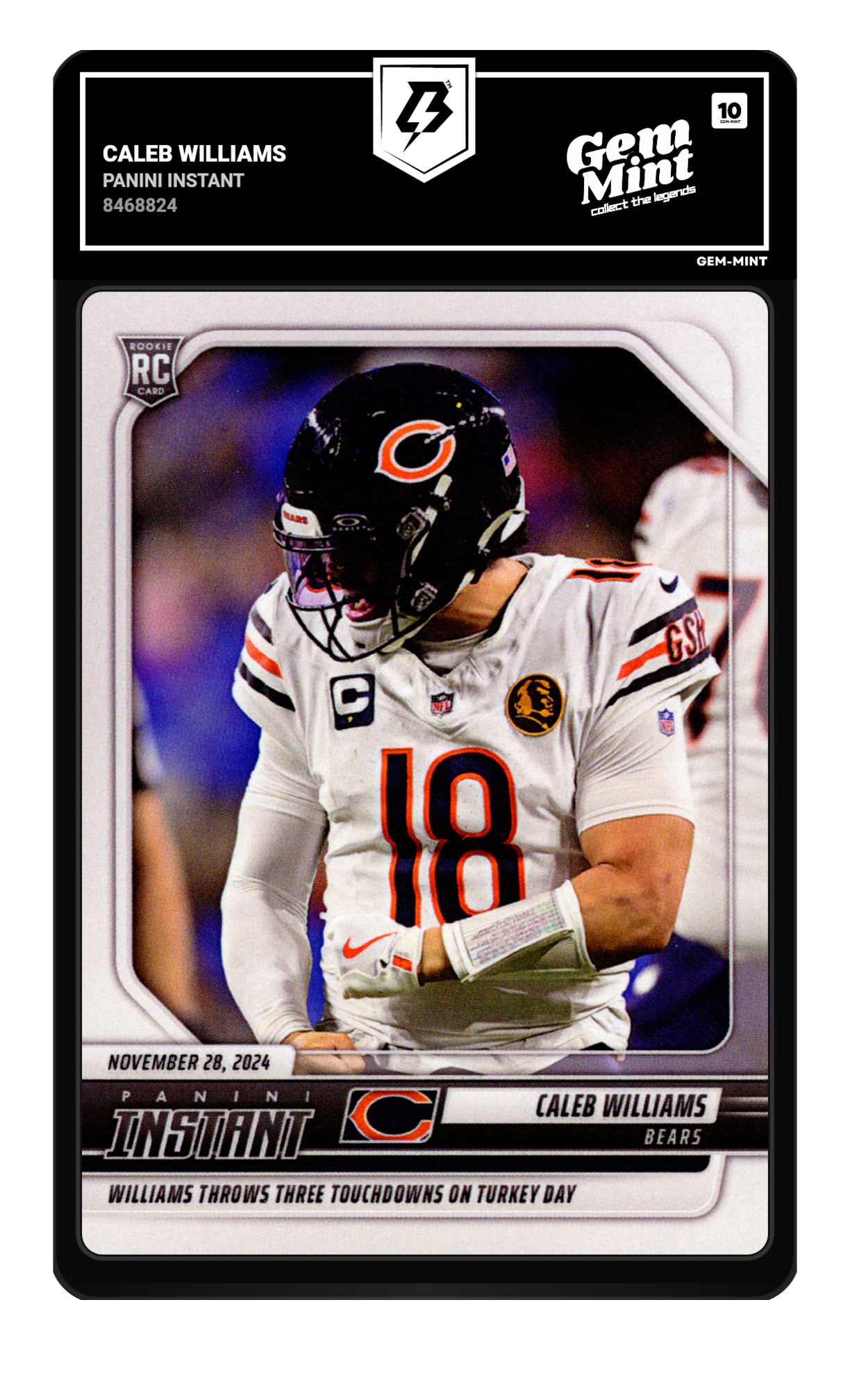 Caleb Williams graded 10