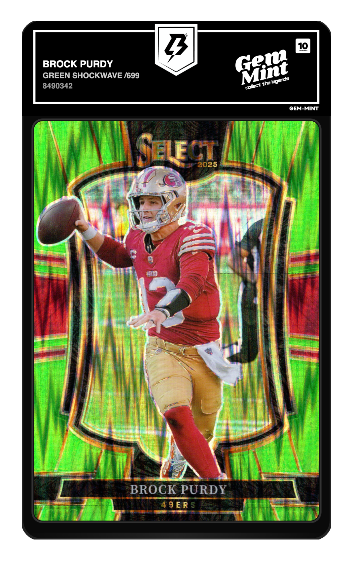 Brock Purdy graded 10