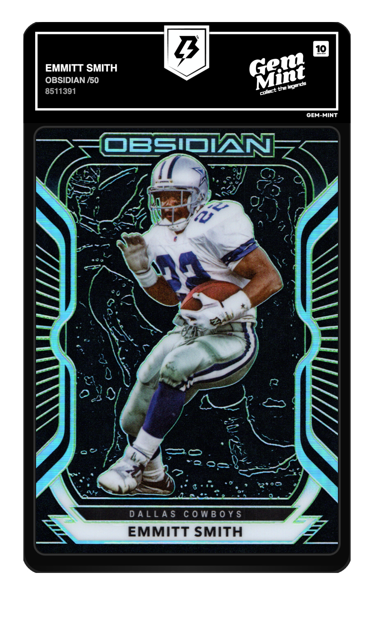 Emmitt Smith graded 10