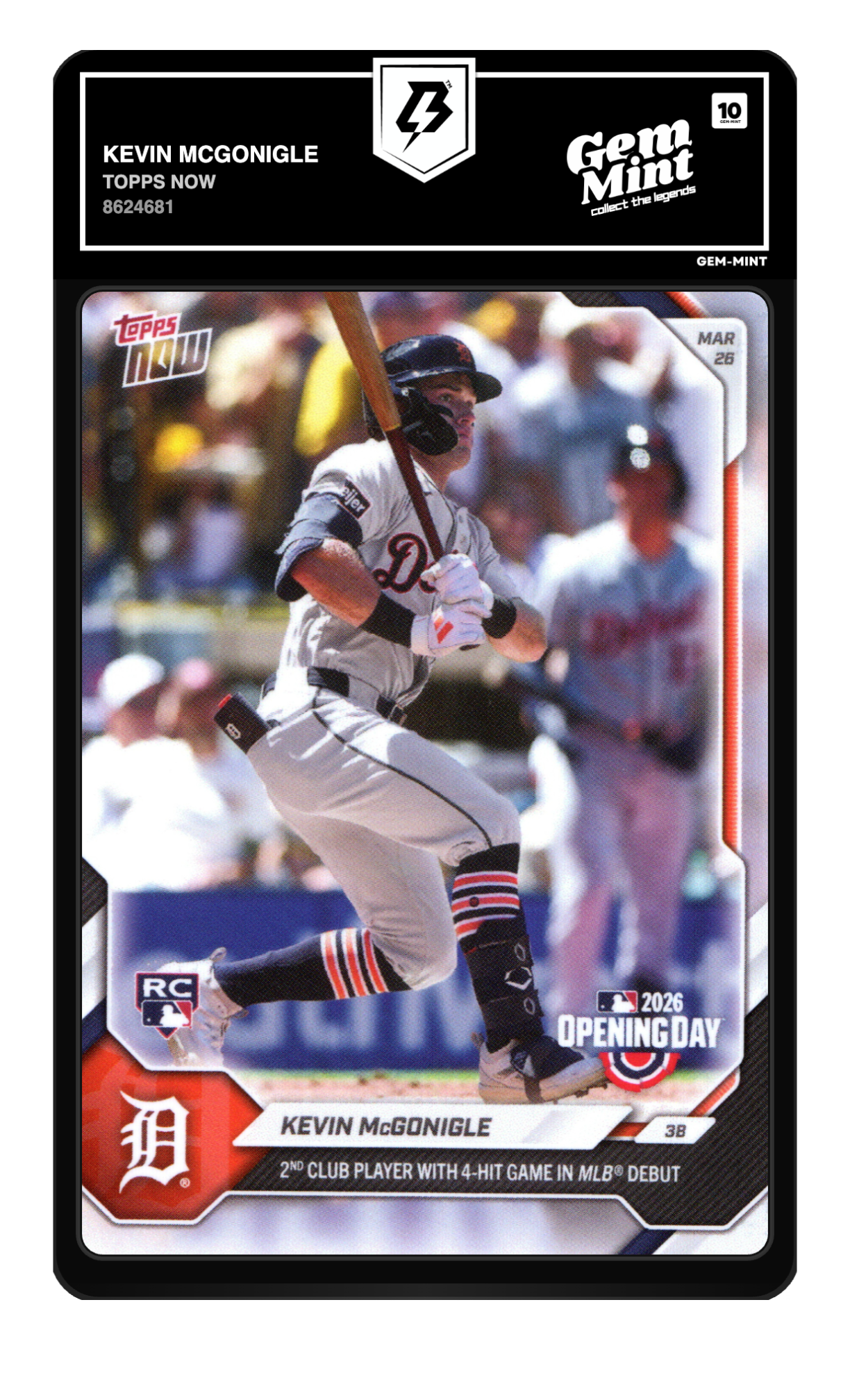 Kevin McGonigle graded 10