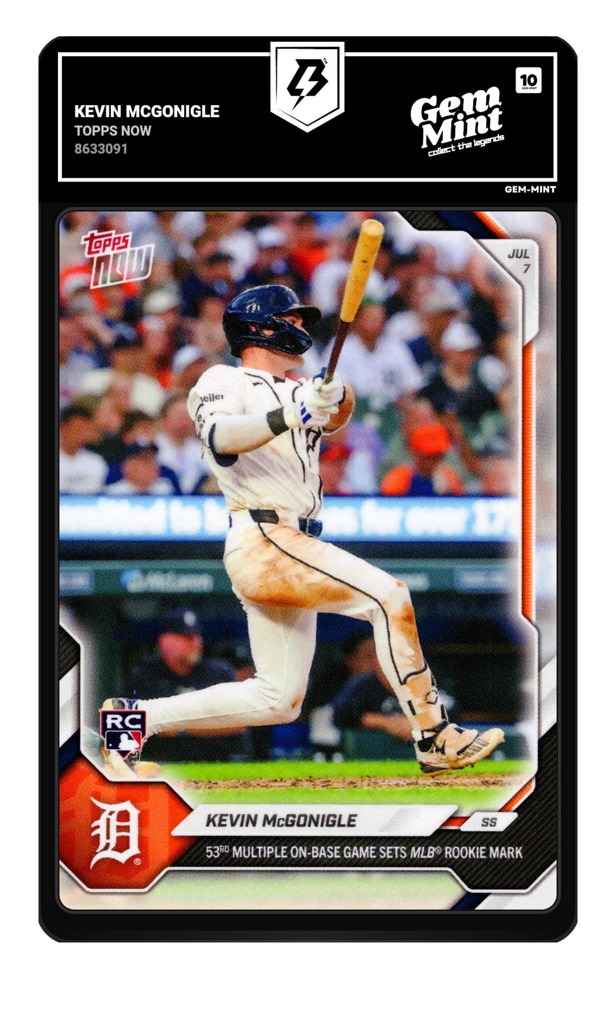 Kevin McGonigle graded 10