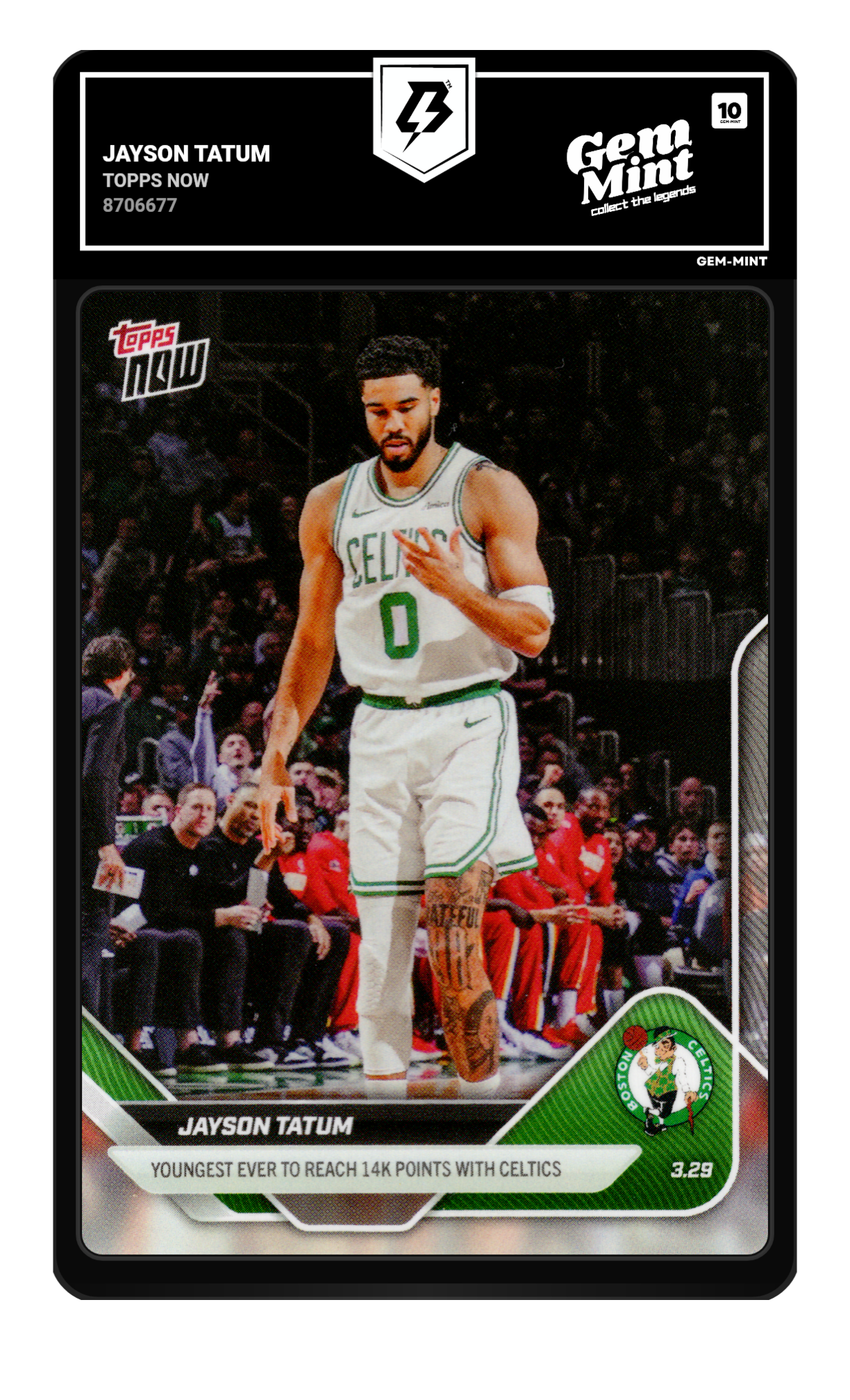 Jayson Tatum graded 10