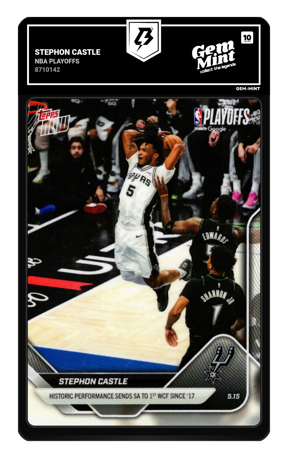 Stephon Castle graded 10