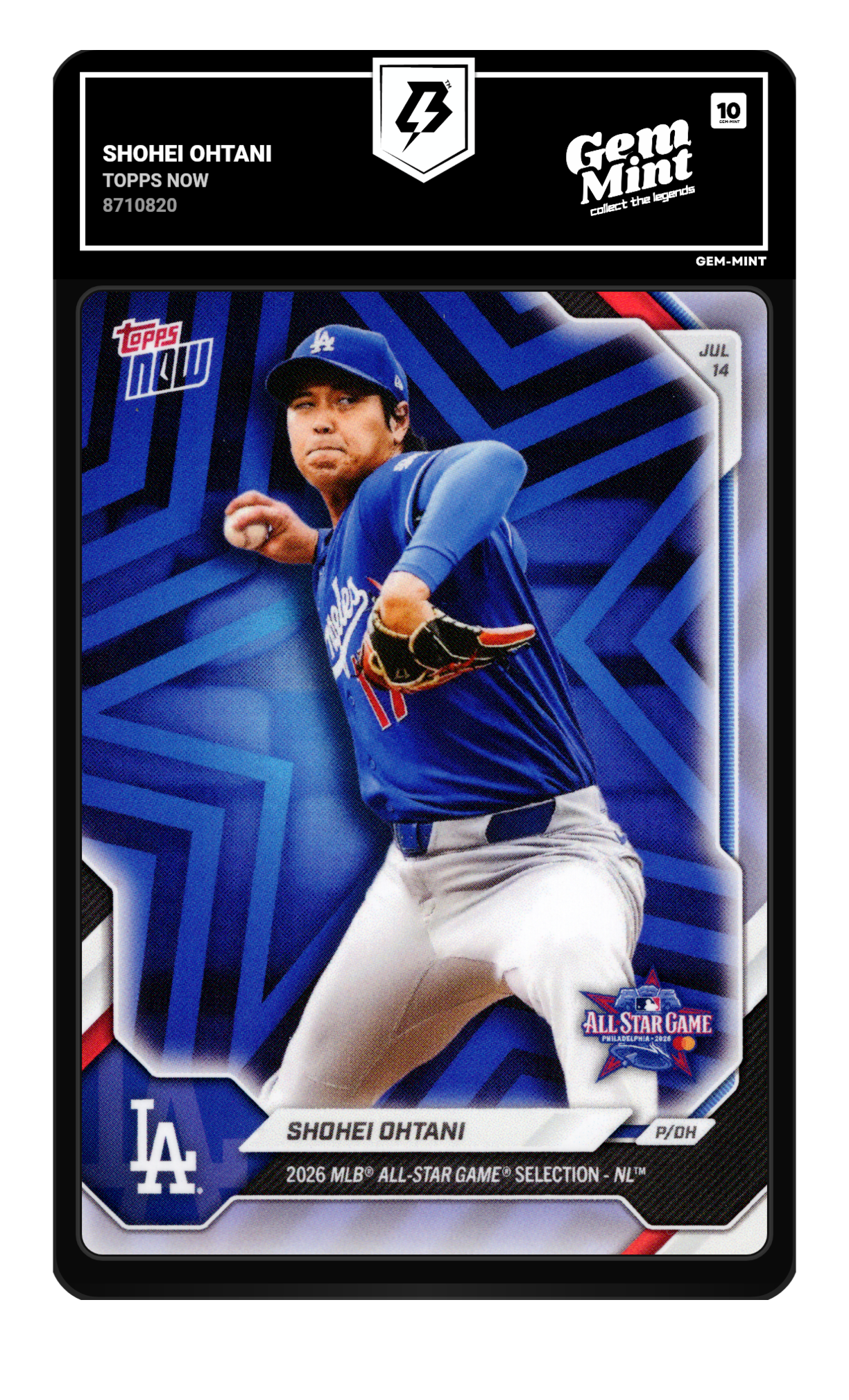 Shohei Ohtani graded 10
