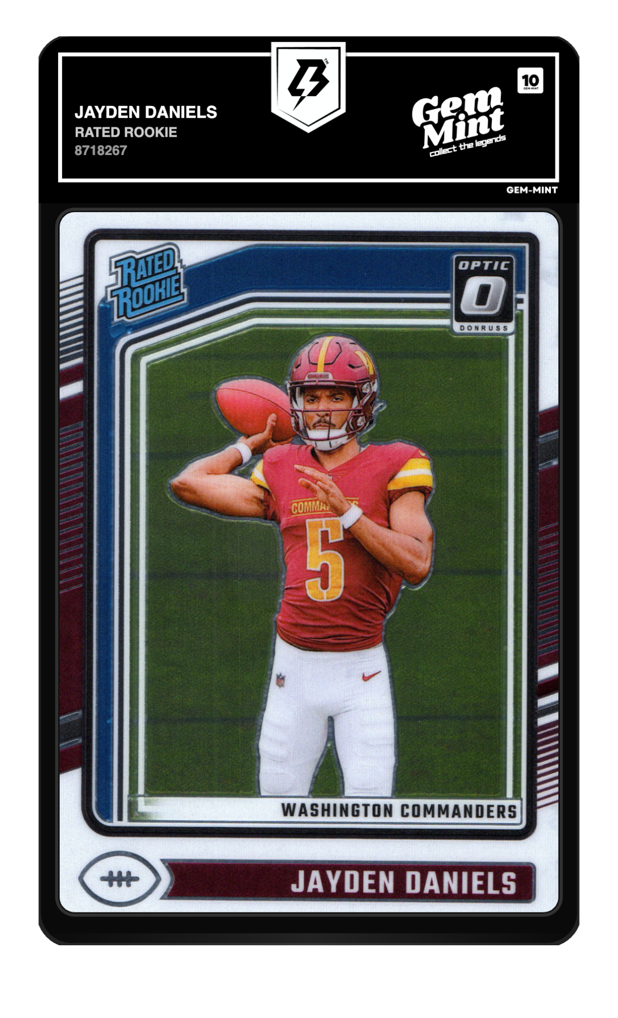 Jayden Daniels graded 10