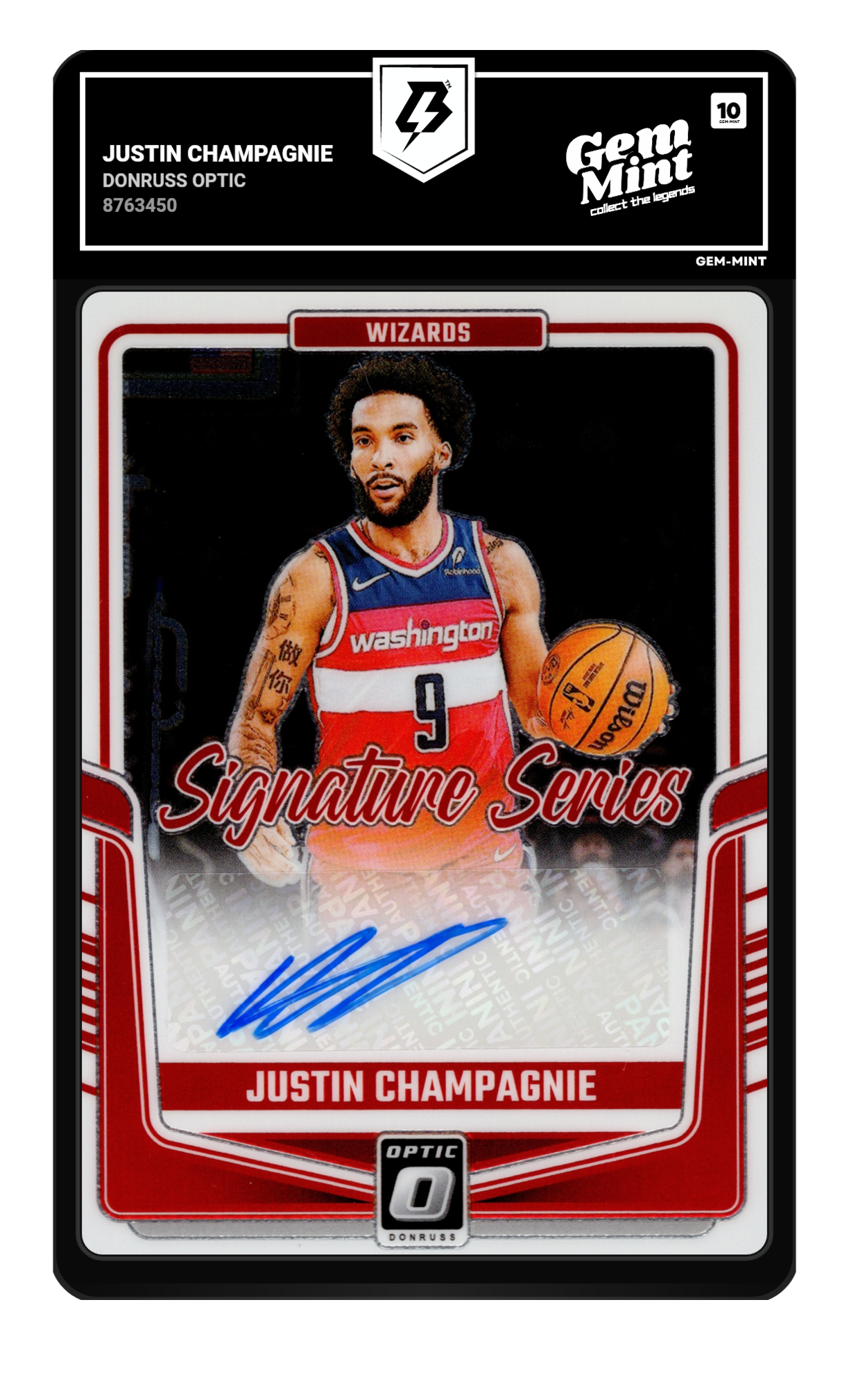Justin Champagnie graded 10