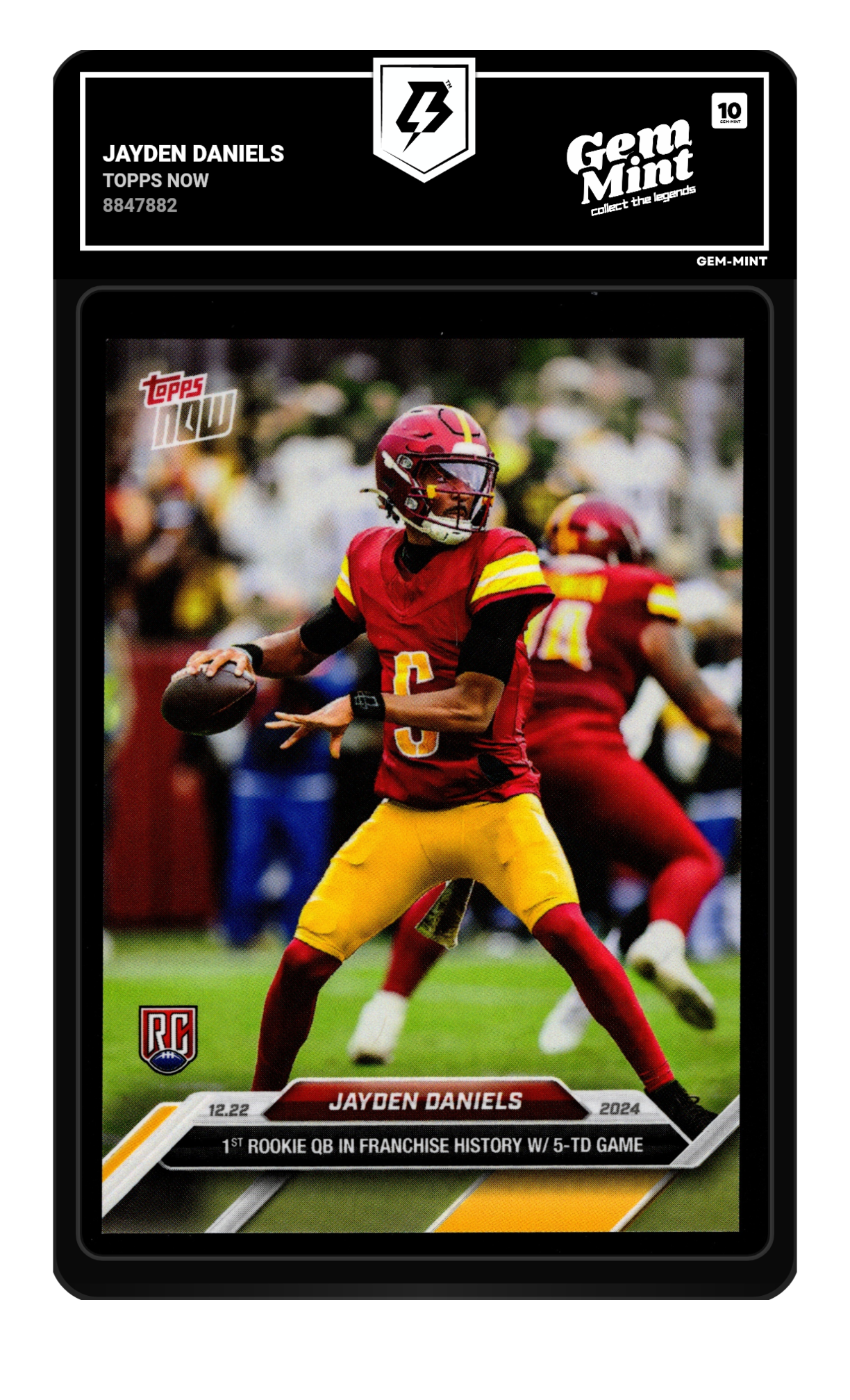 Jayden Daniels graded 10