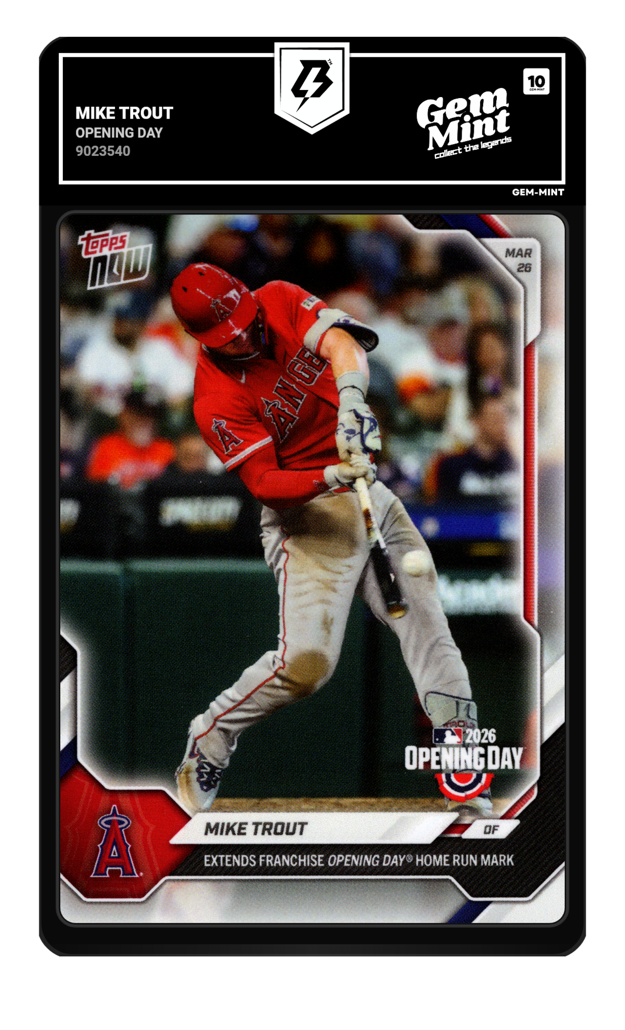 Mike Trout graded 10