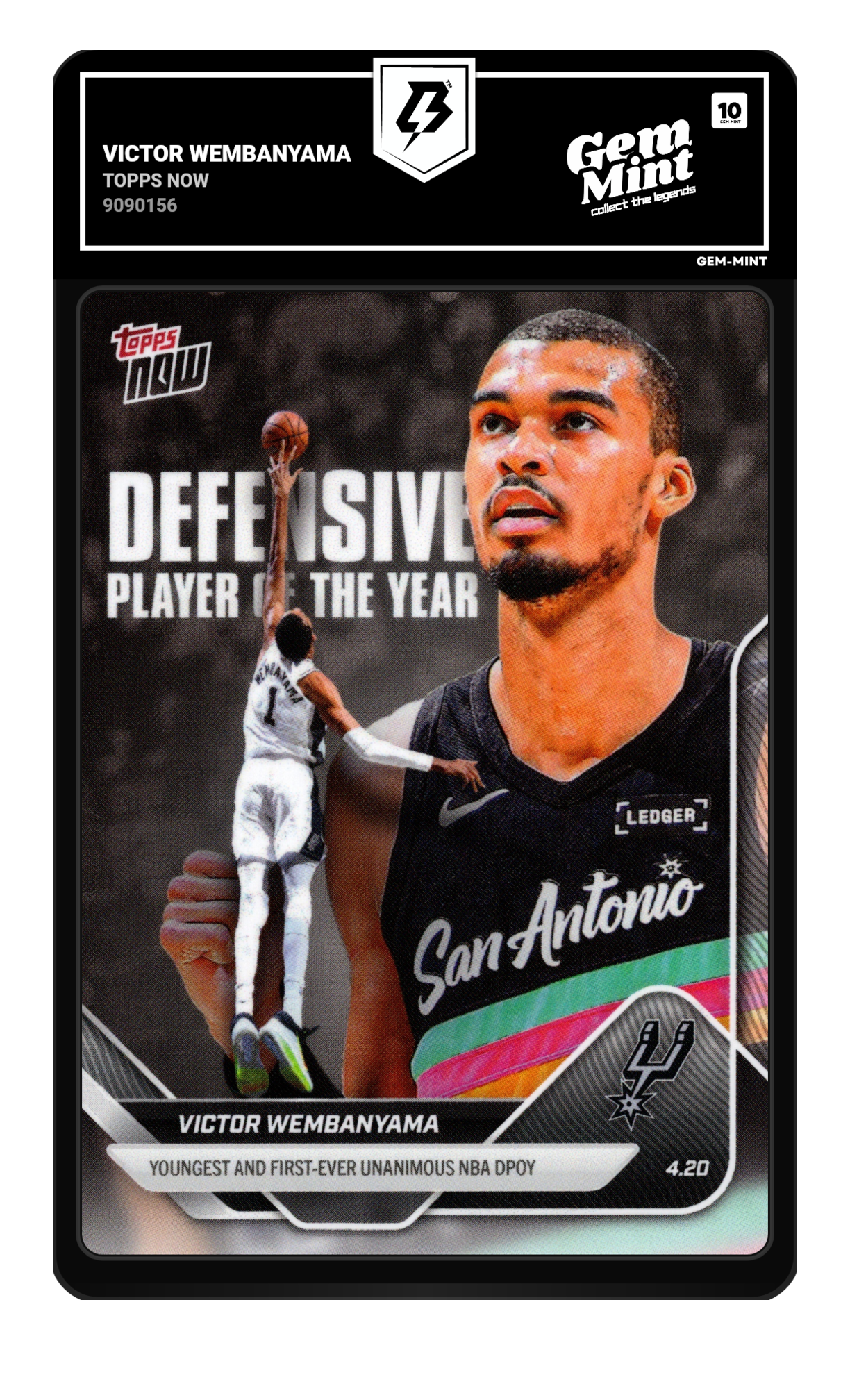 Victor Wembanyama graded 10