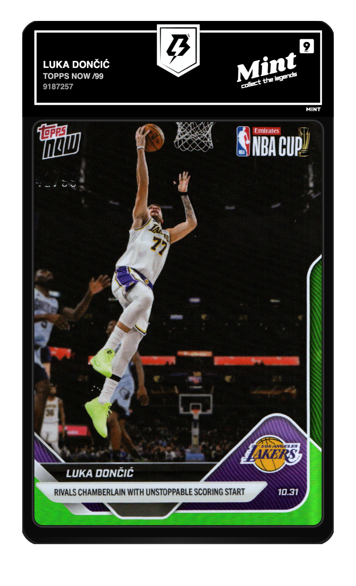 Luka Dončić graded 9