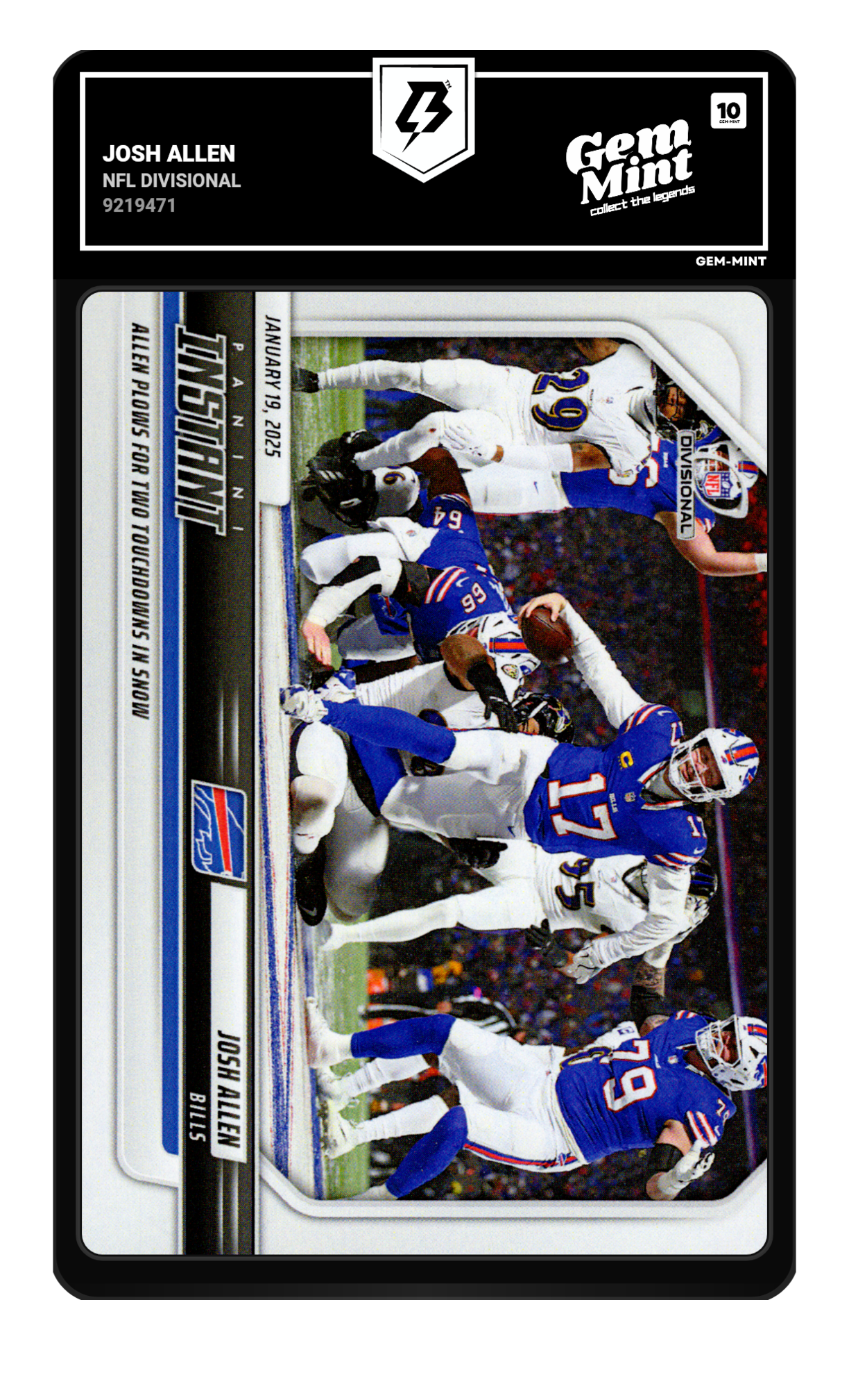 Josh Allen graded 10