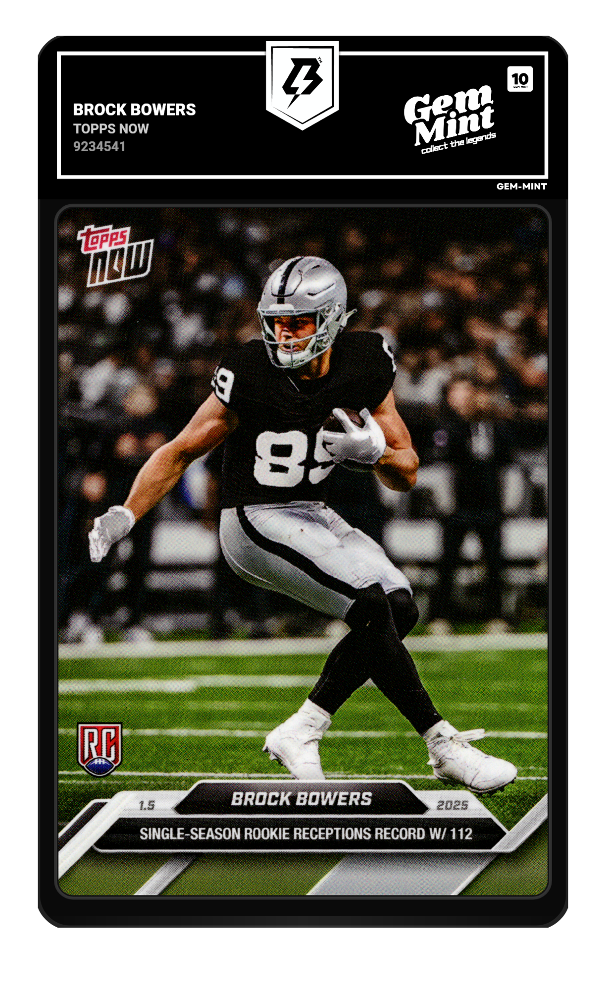 Brock Bowers graded 10