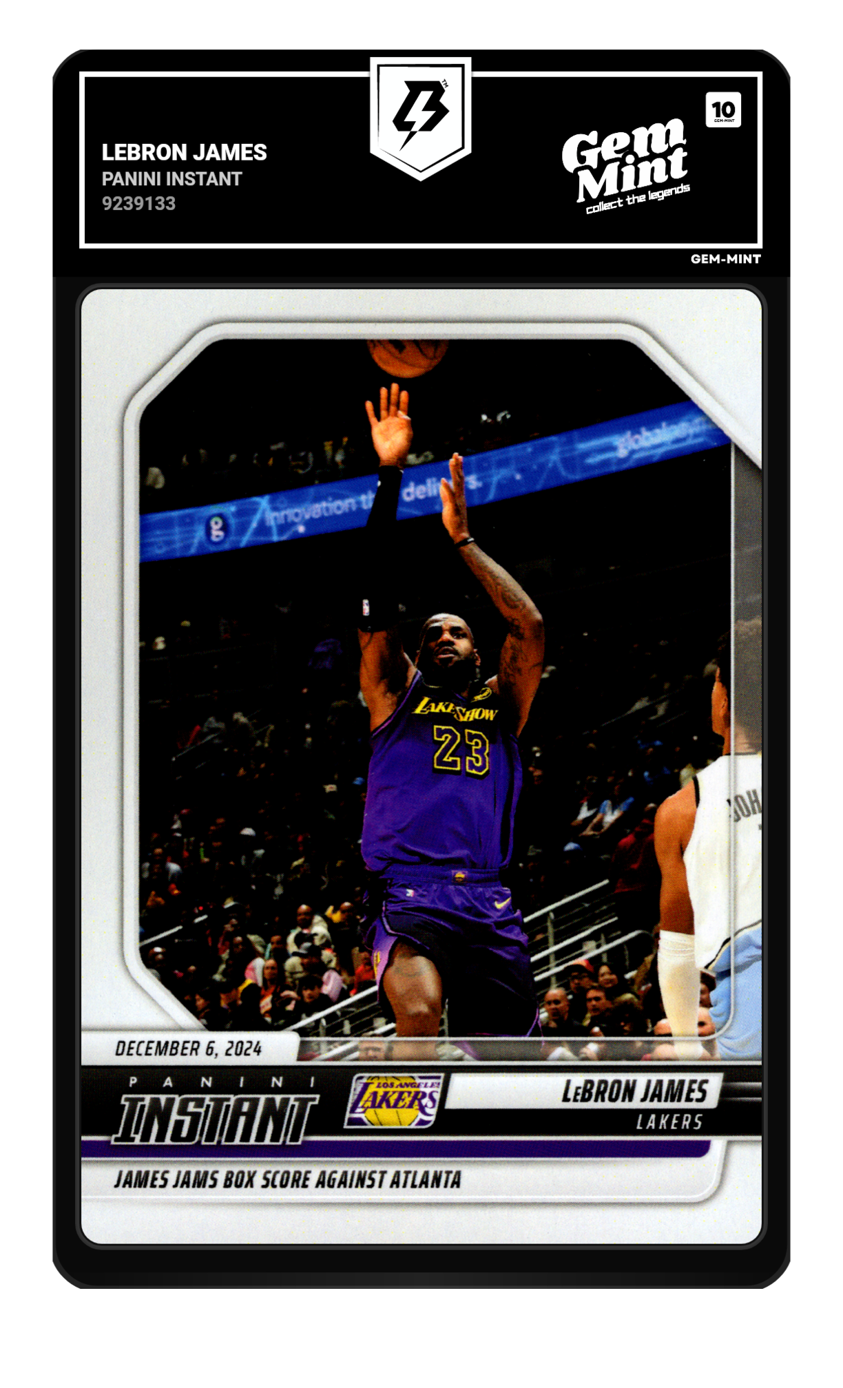 LeBron James graded 10