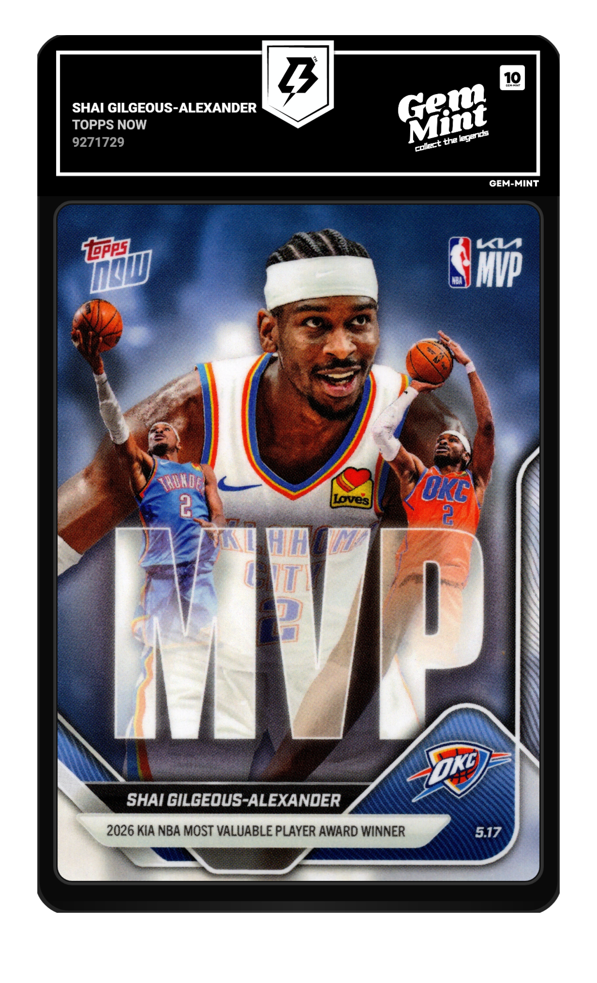 Shai Gilgeous-Alexander graded 10