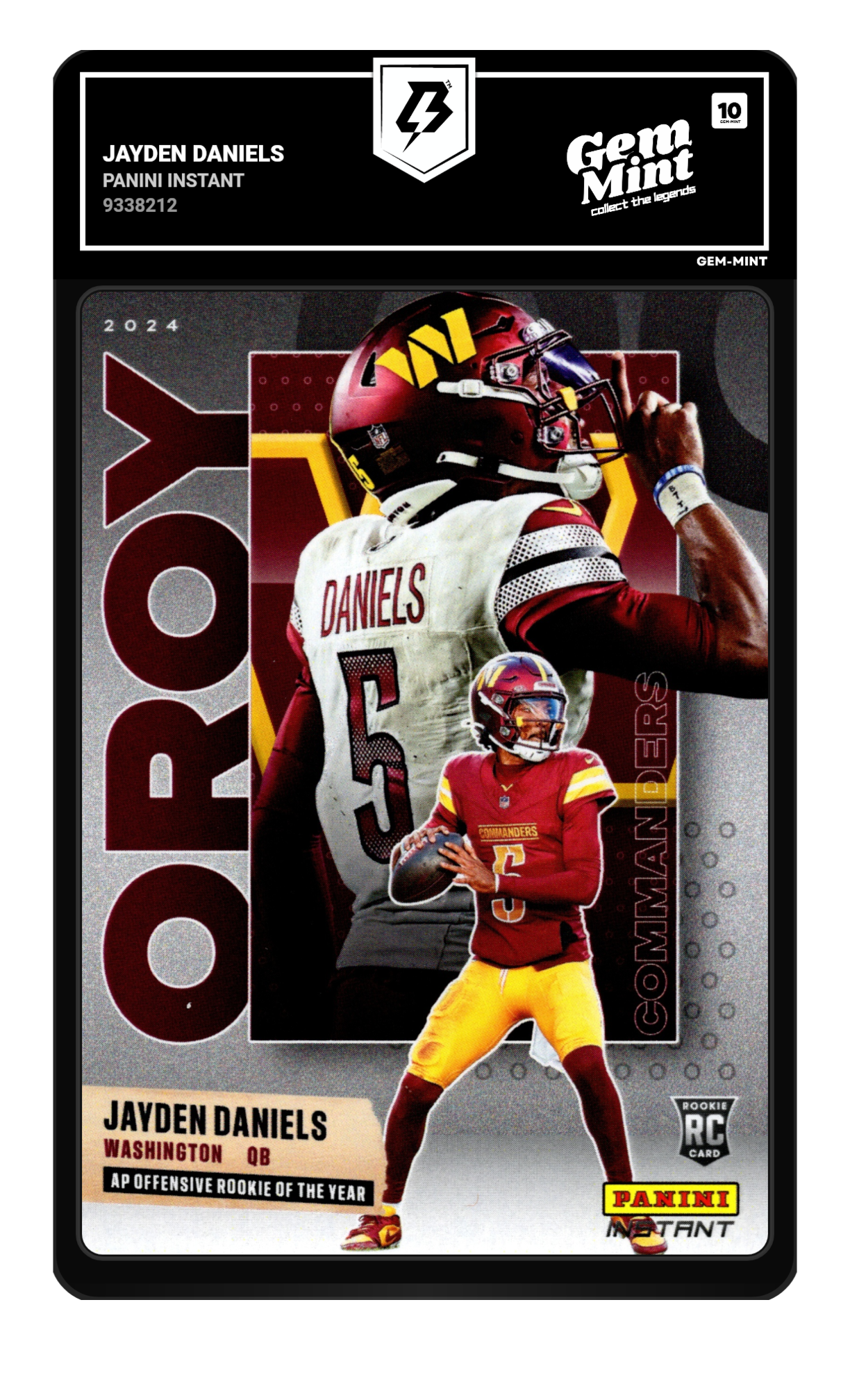 Jayden Daniels graded 10