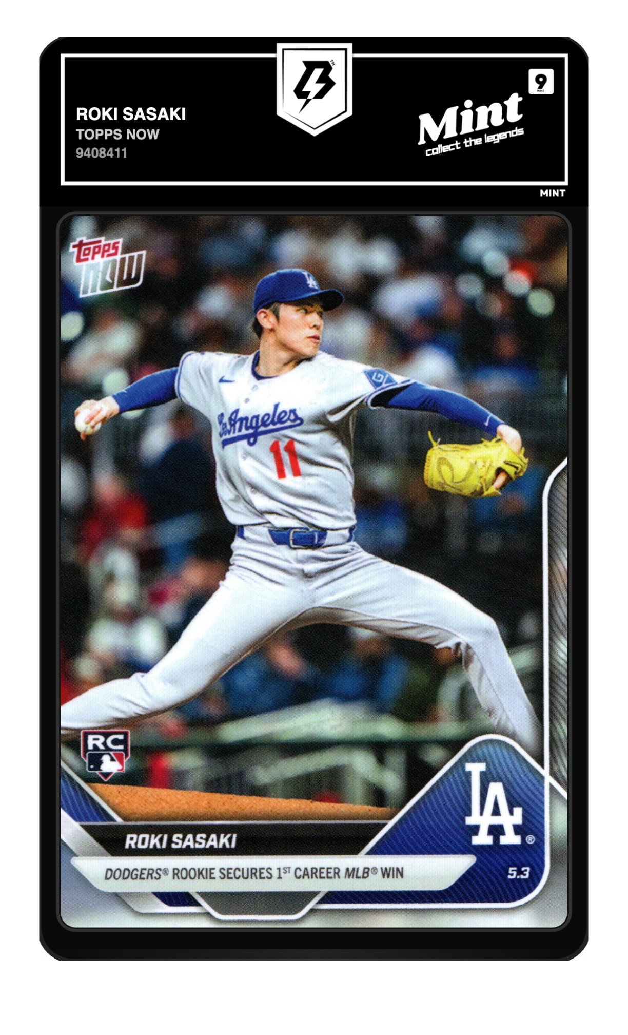 Roki Sasaki graded 9
