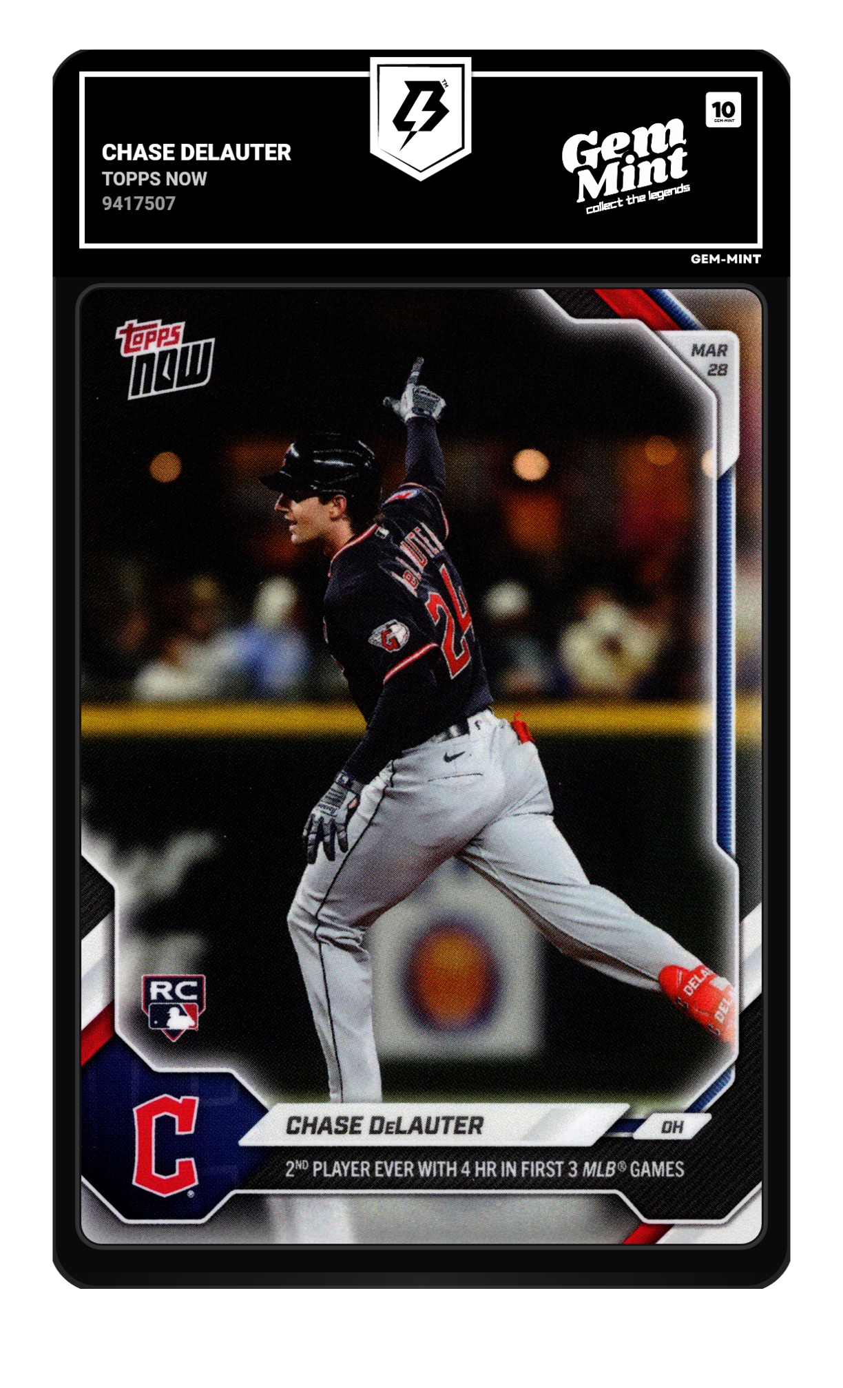 Chase DeLauter graded 10