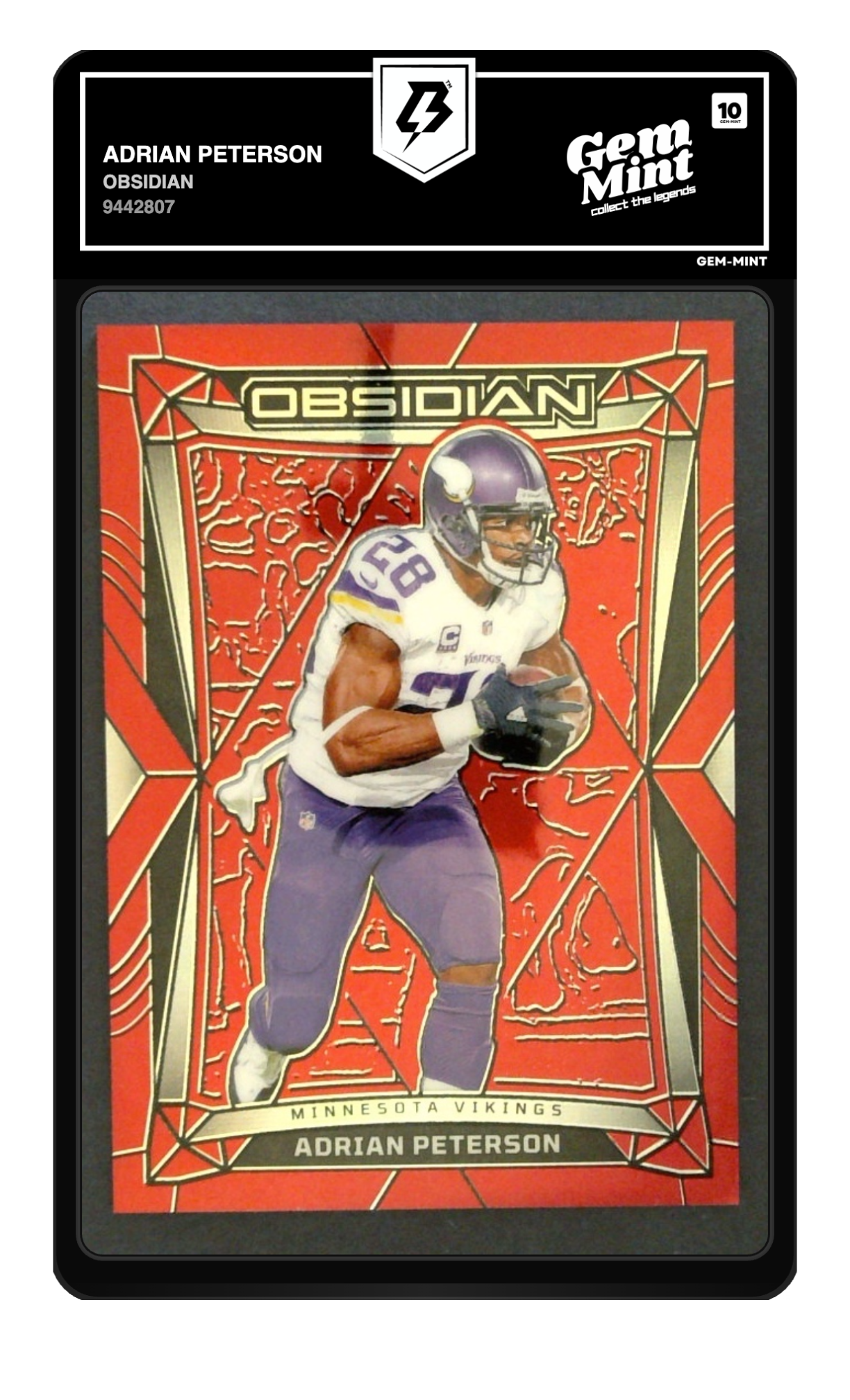Adrian Peterson graded 10