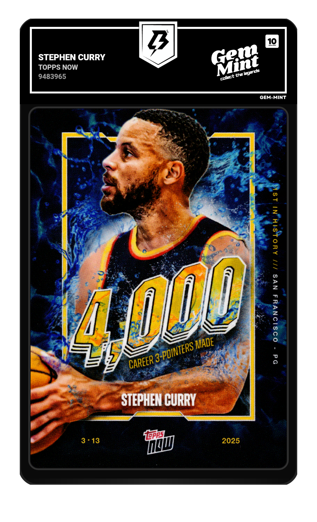 Stephen Curry graded 10