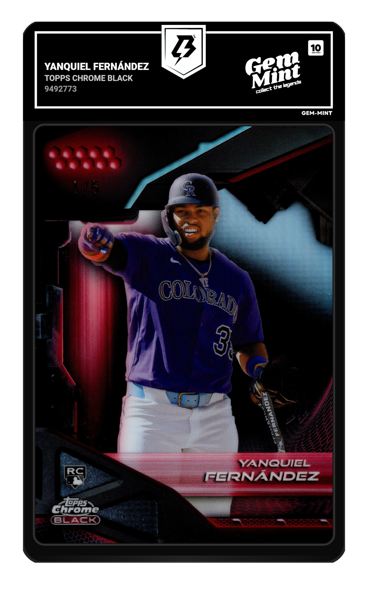 Yanquiel Fernández graded 10