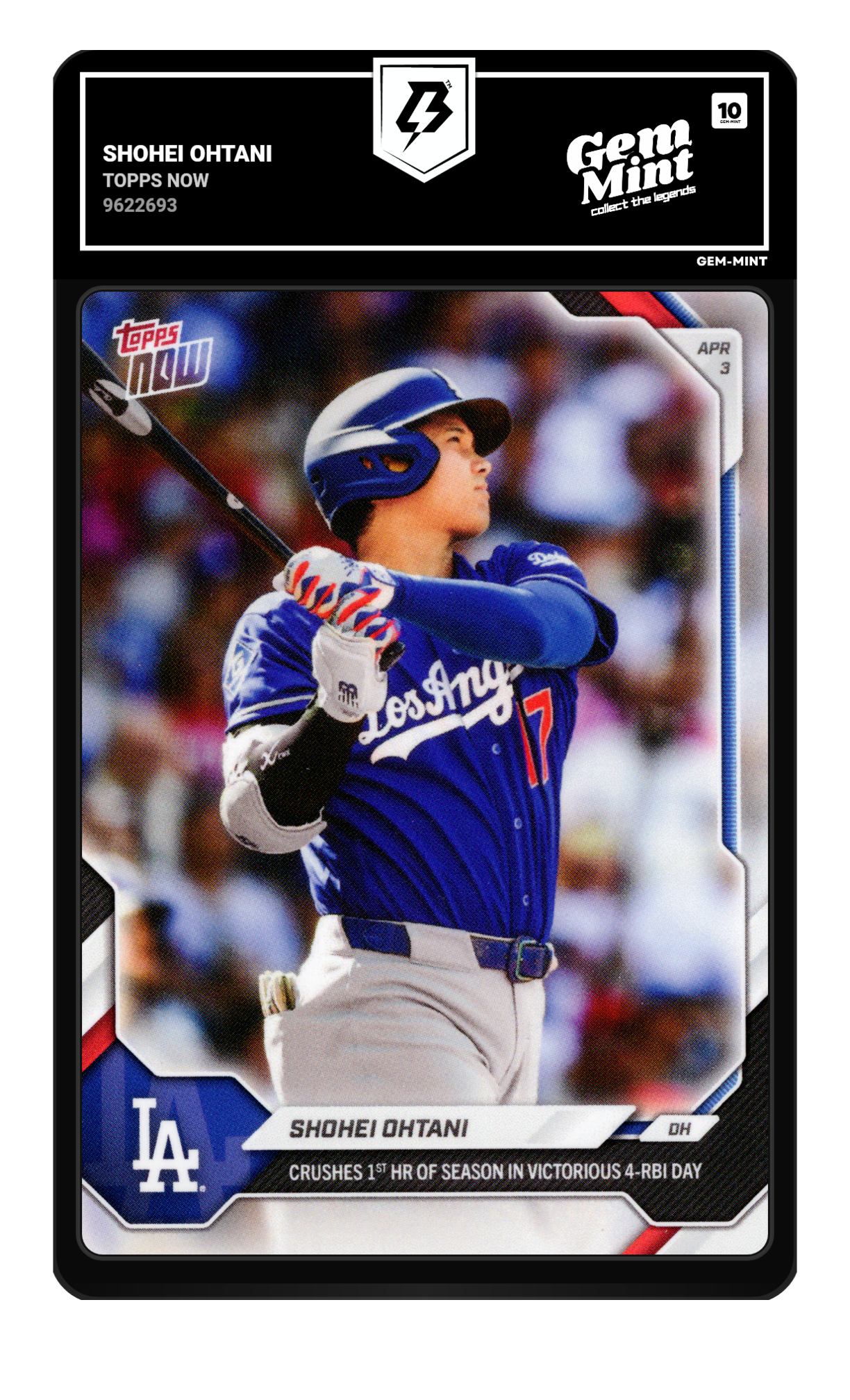 Shohei Ohtani graded 10