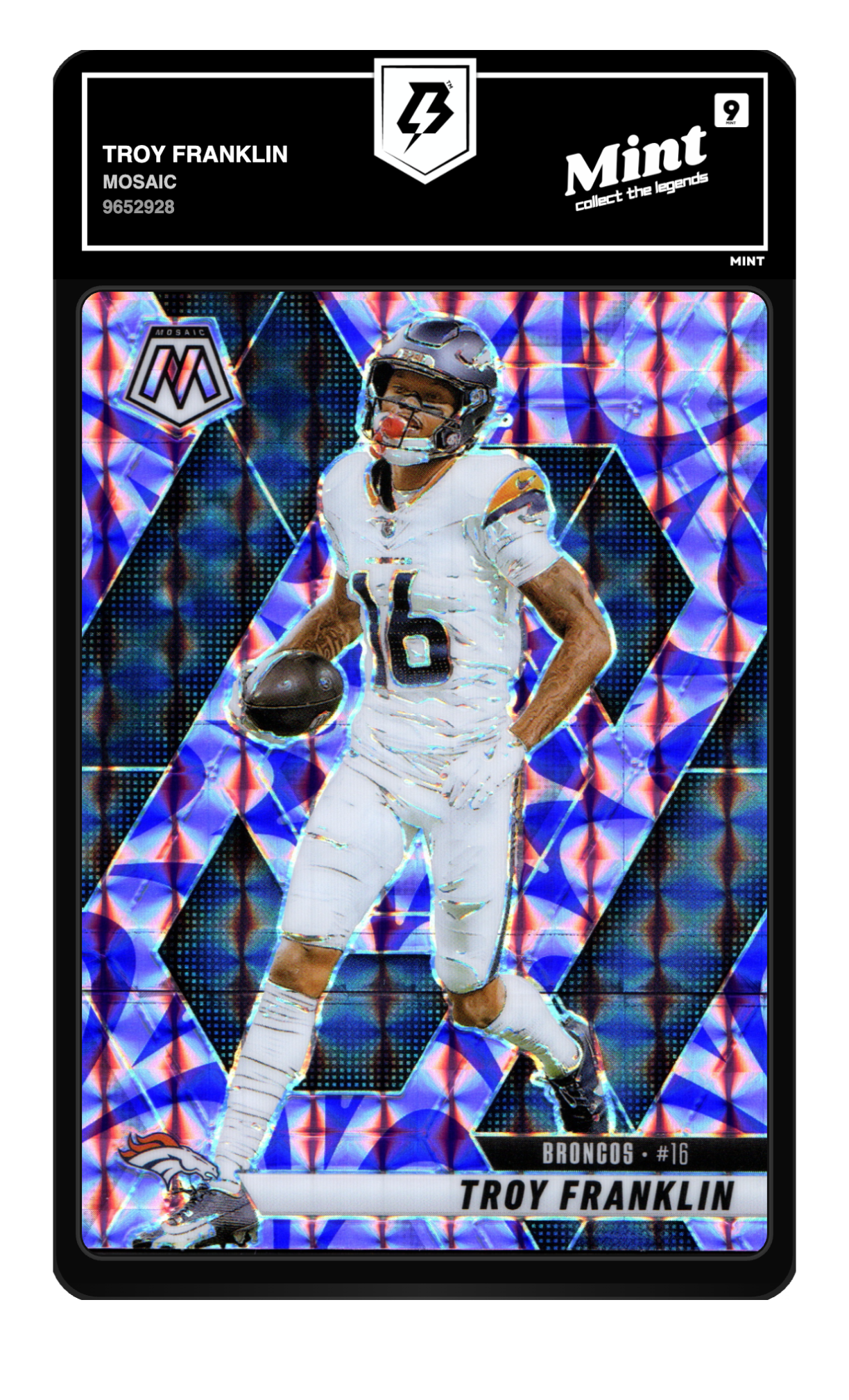 Troy Franklin graded 9