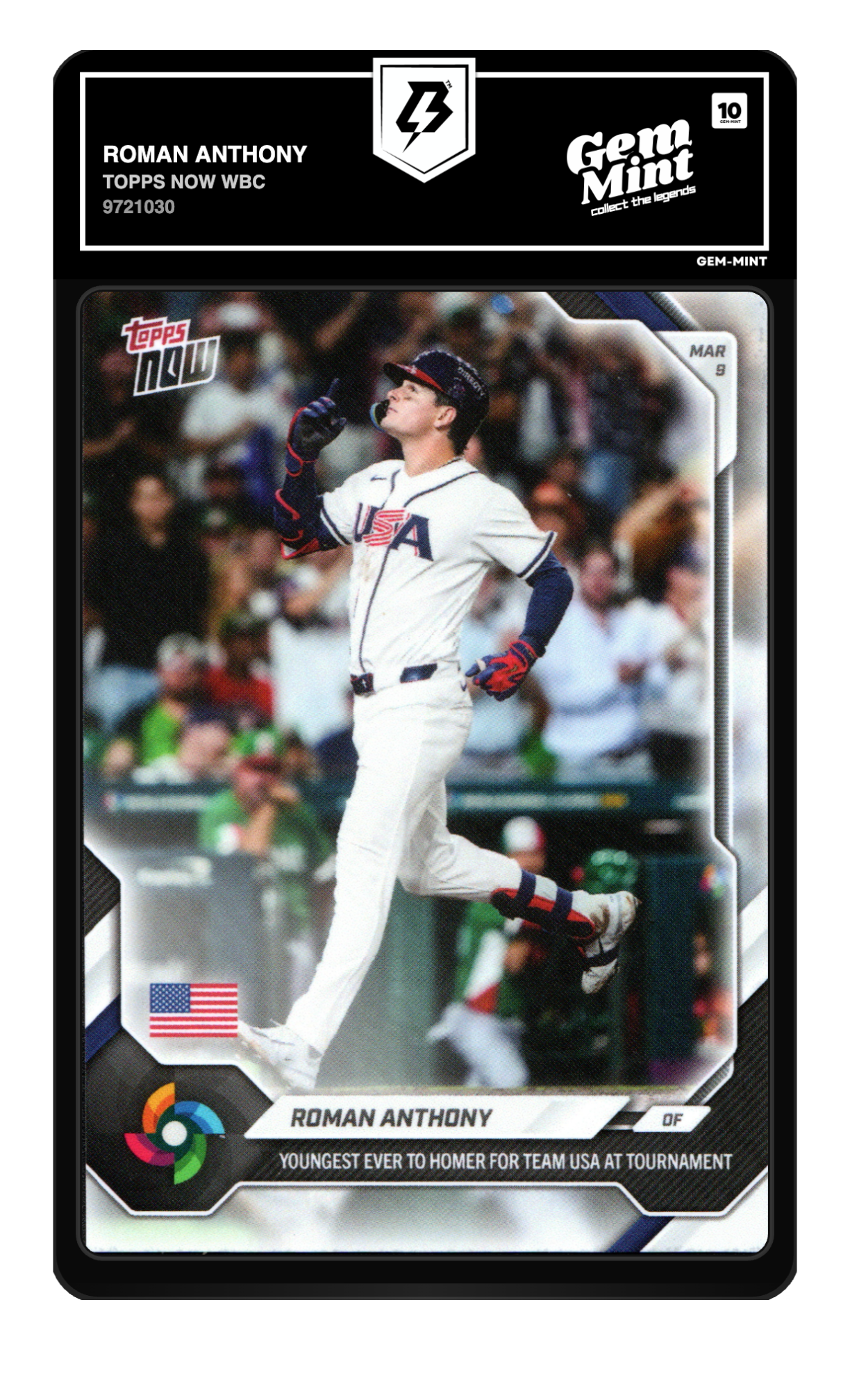 Roman Anthony graded 10