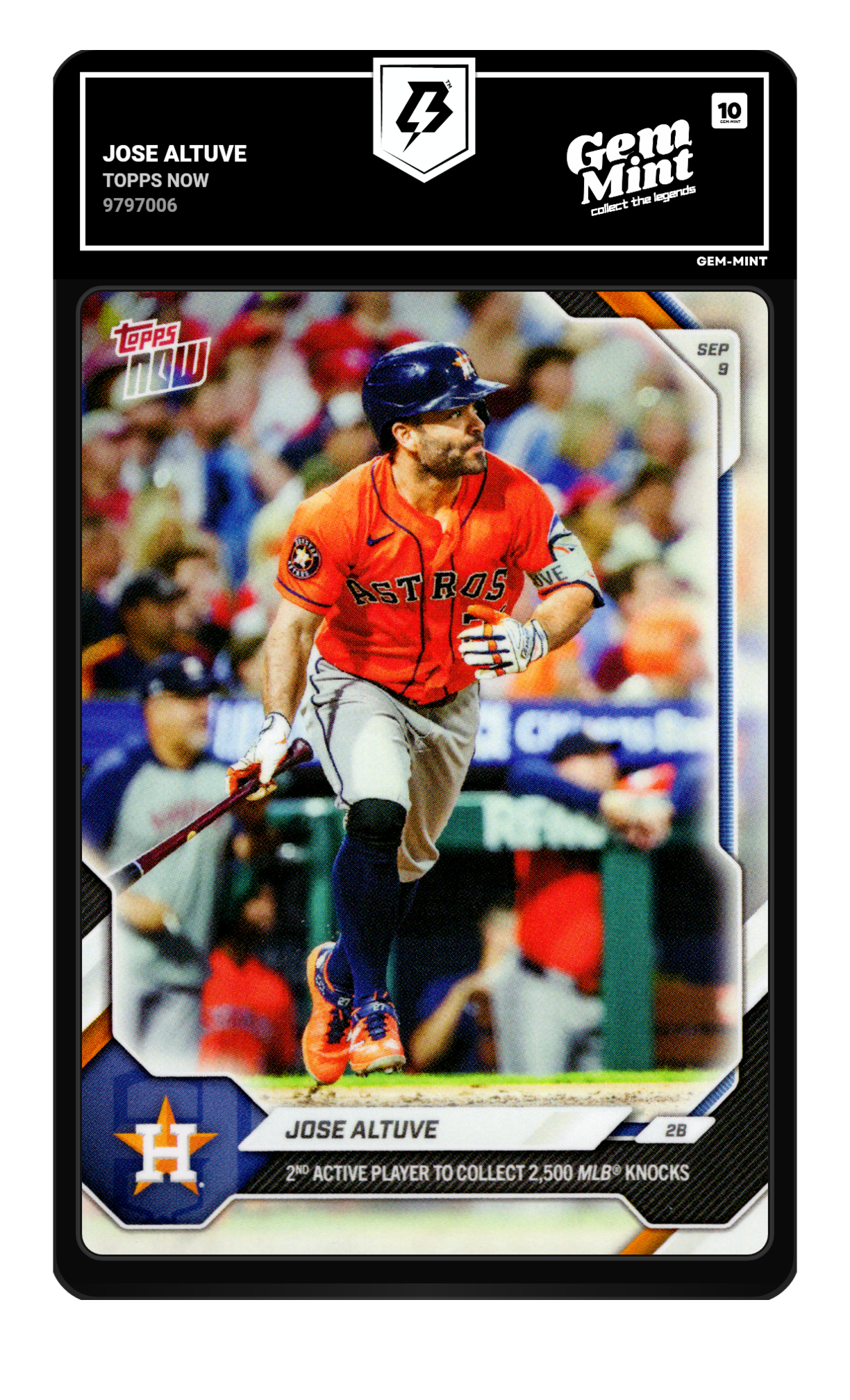 Jose Altuve graded 10