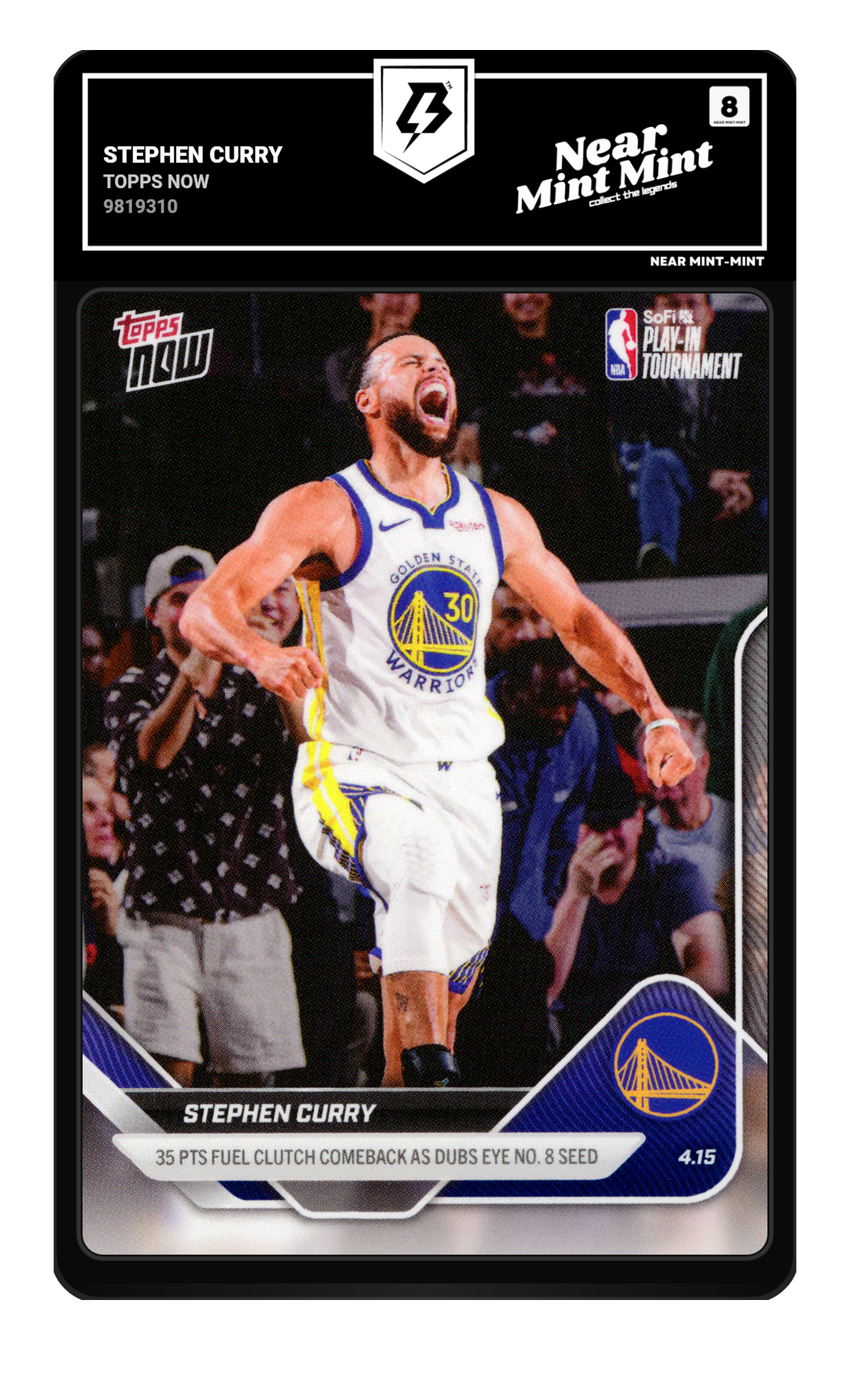 Stephen Curry graded 8