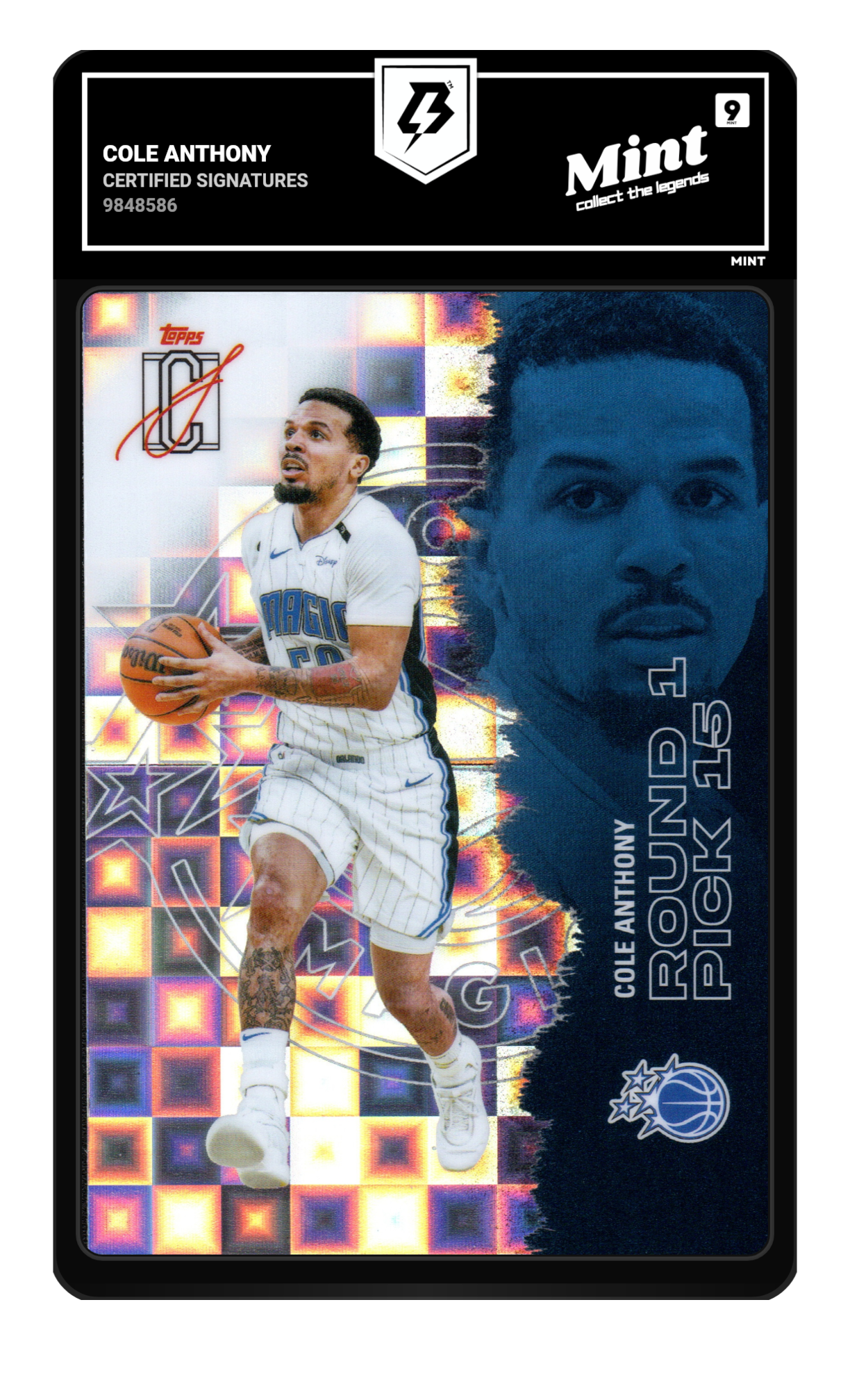 Cole Anthony graded 9