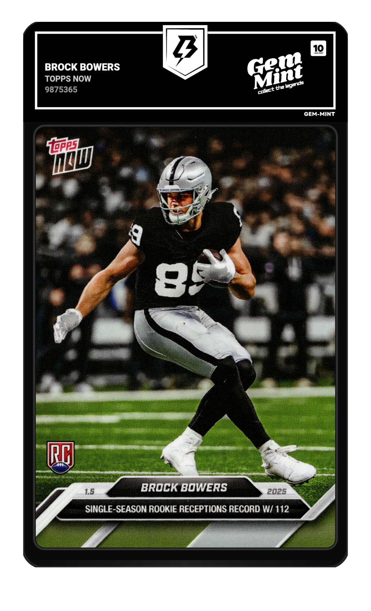 Brock Bowers graded 10