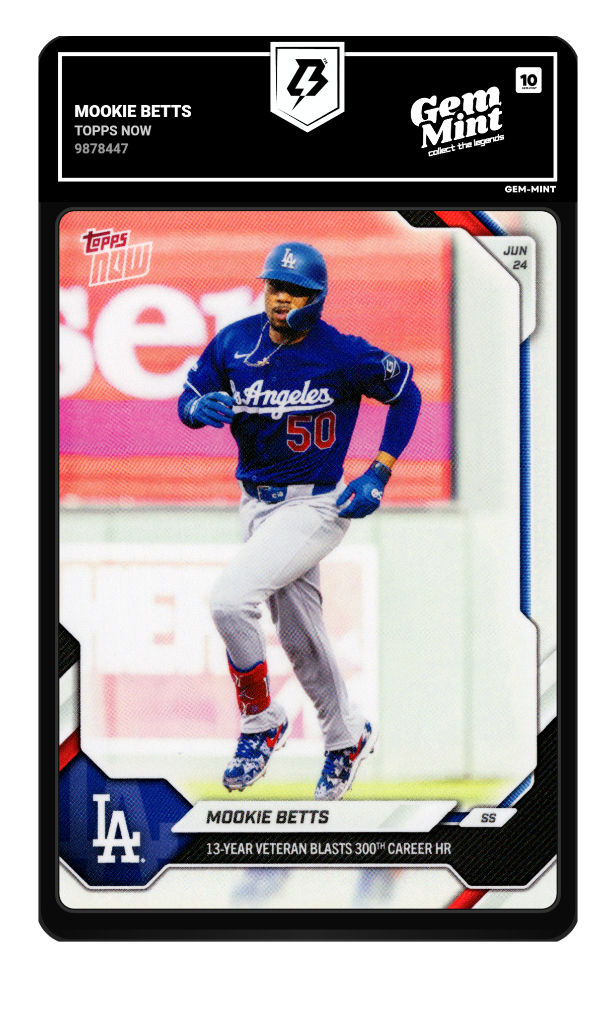 Mookie Betts graded 10